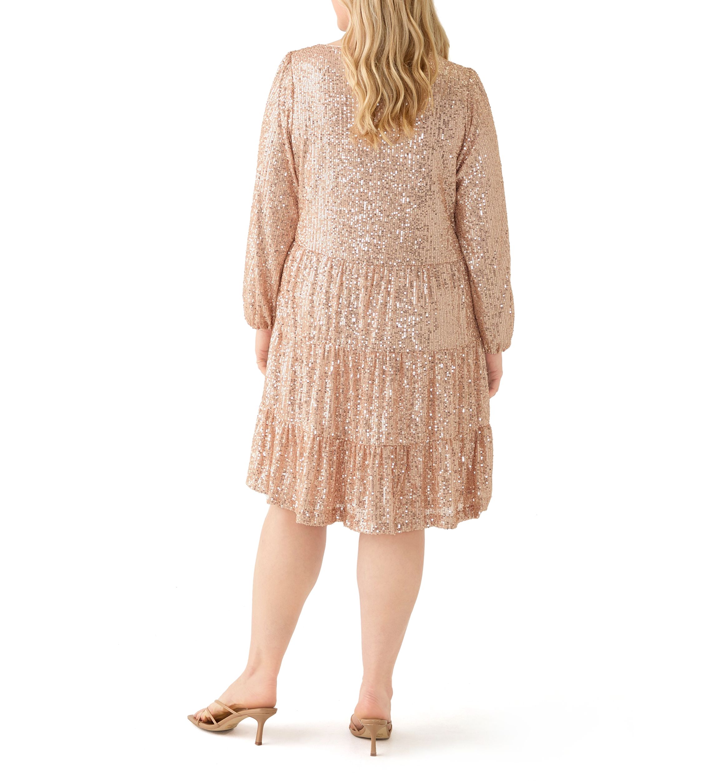 Plus Size Sequin Dress