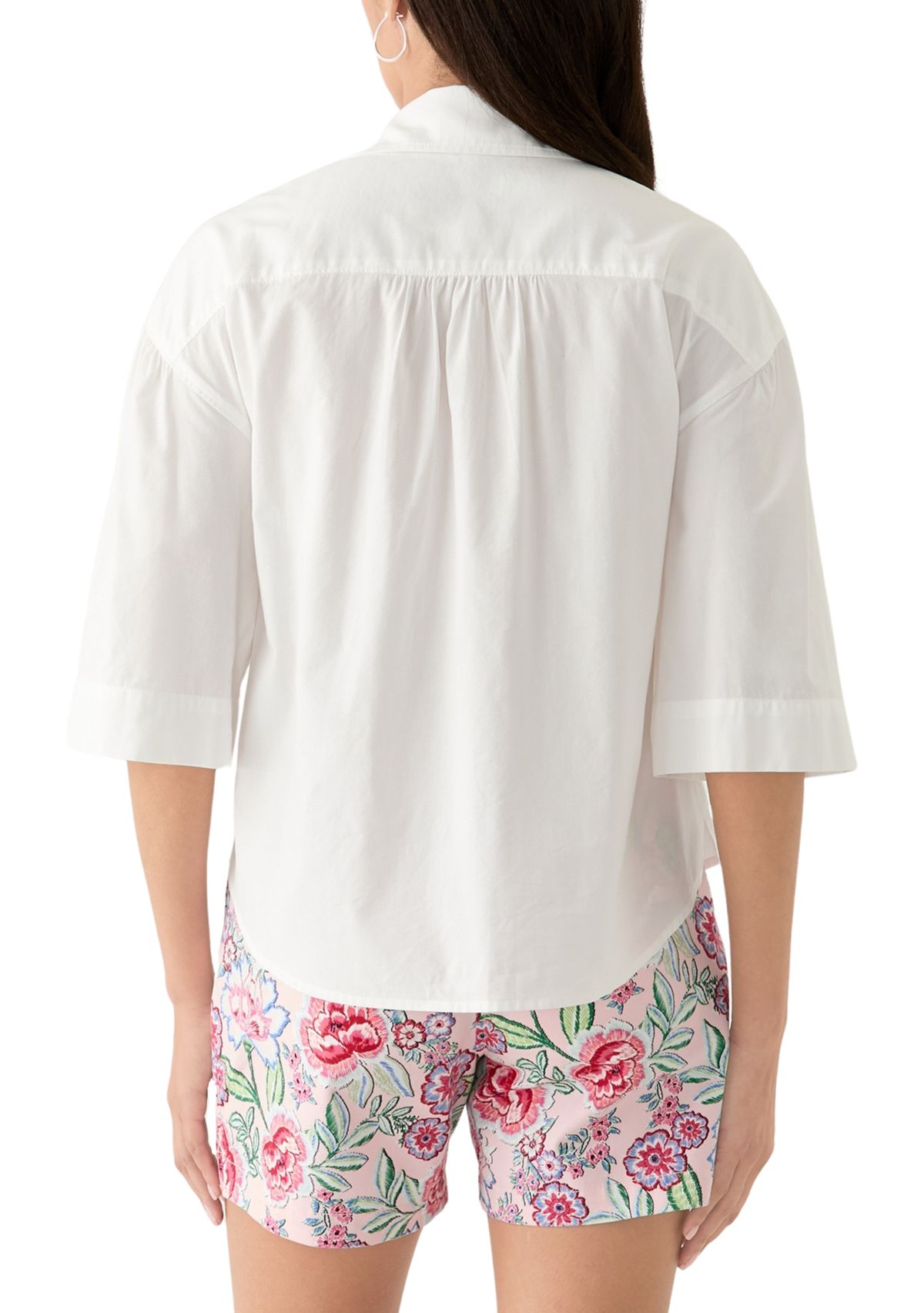 Womens 3/4 Popover Tunic