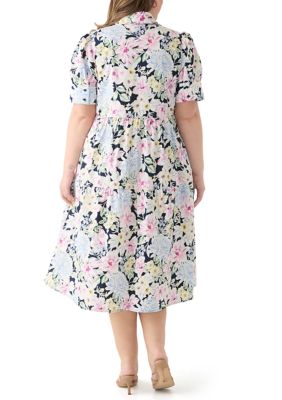 Plus Size Midi Shirtdress 