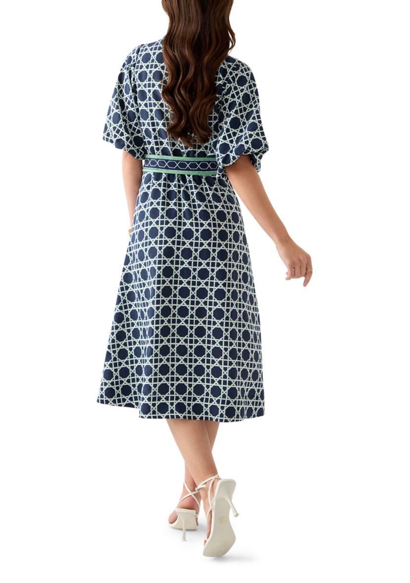 Petite Puff Sleeve Maxi Dress