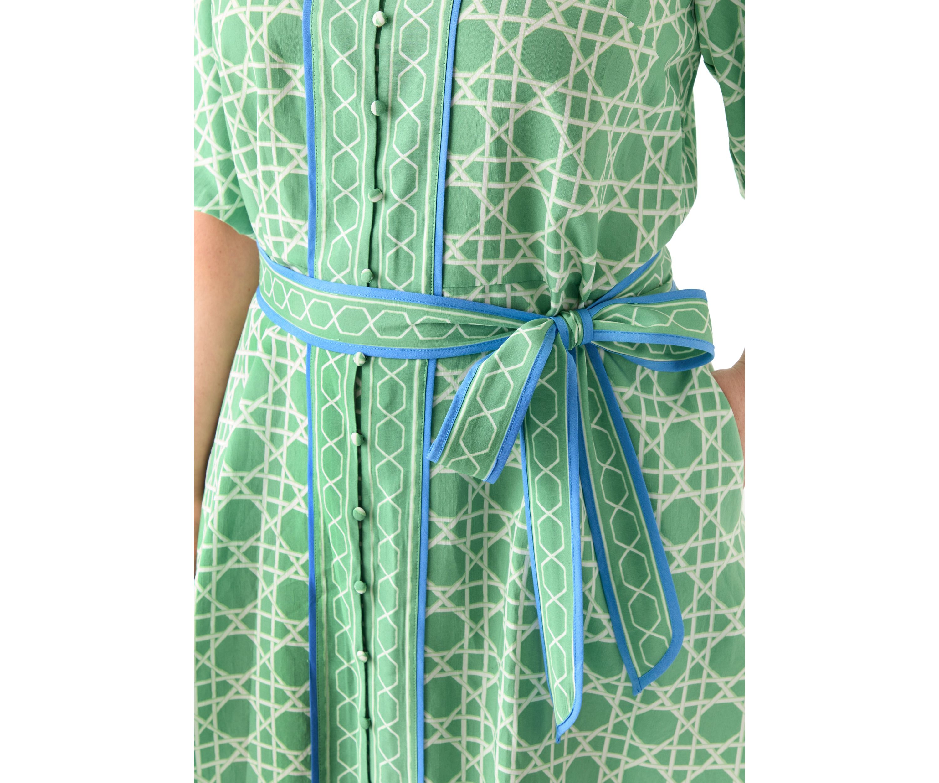 Plus Size Puff Sleeve Printed Maxi Dress