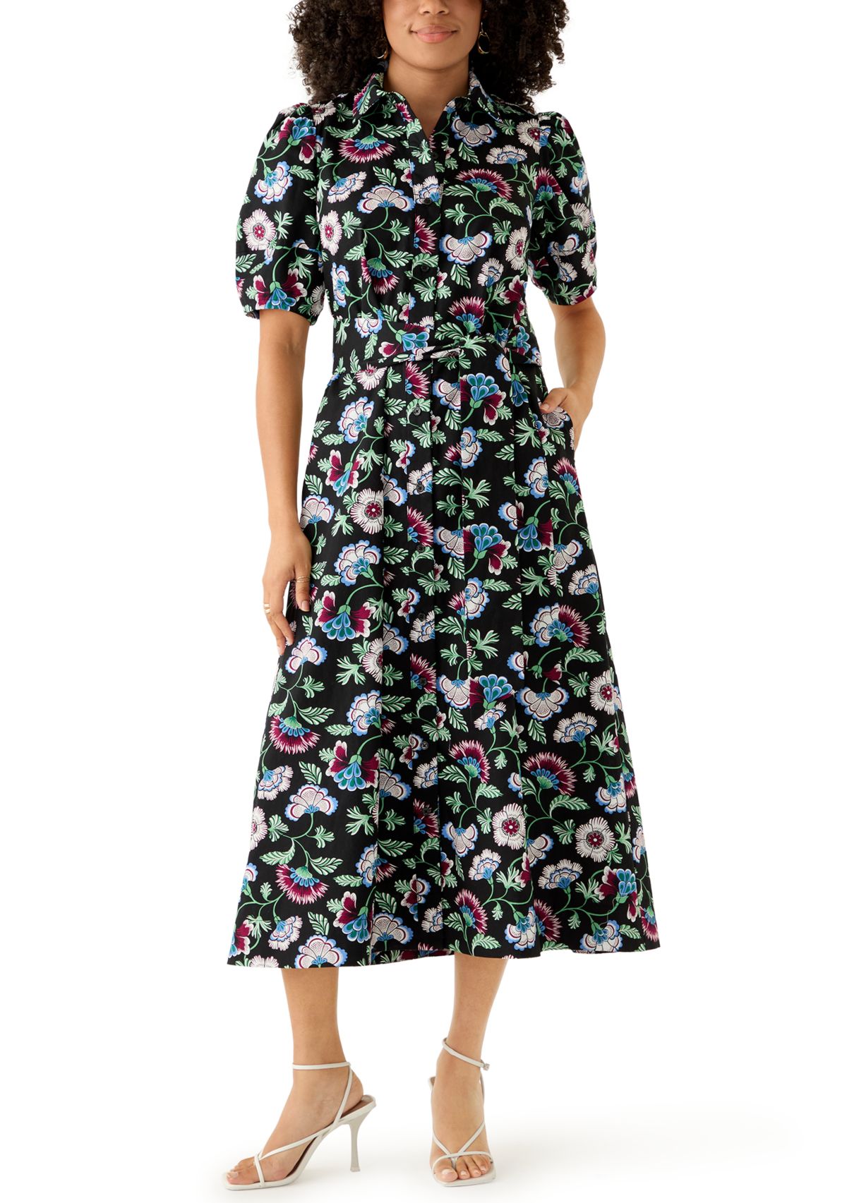 Womens Elbow Sleeve Maxi Dress