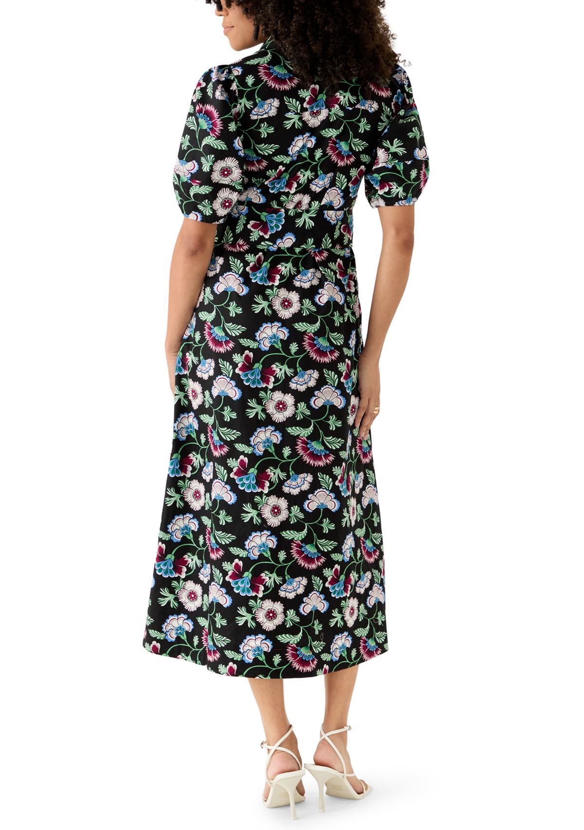 Womens Elbow Sleeve Maxi Dress