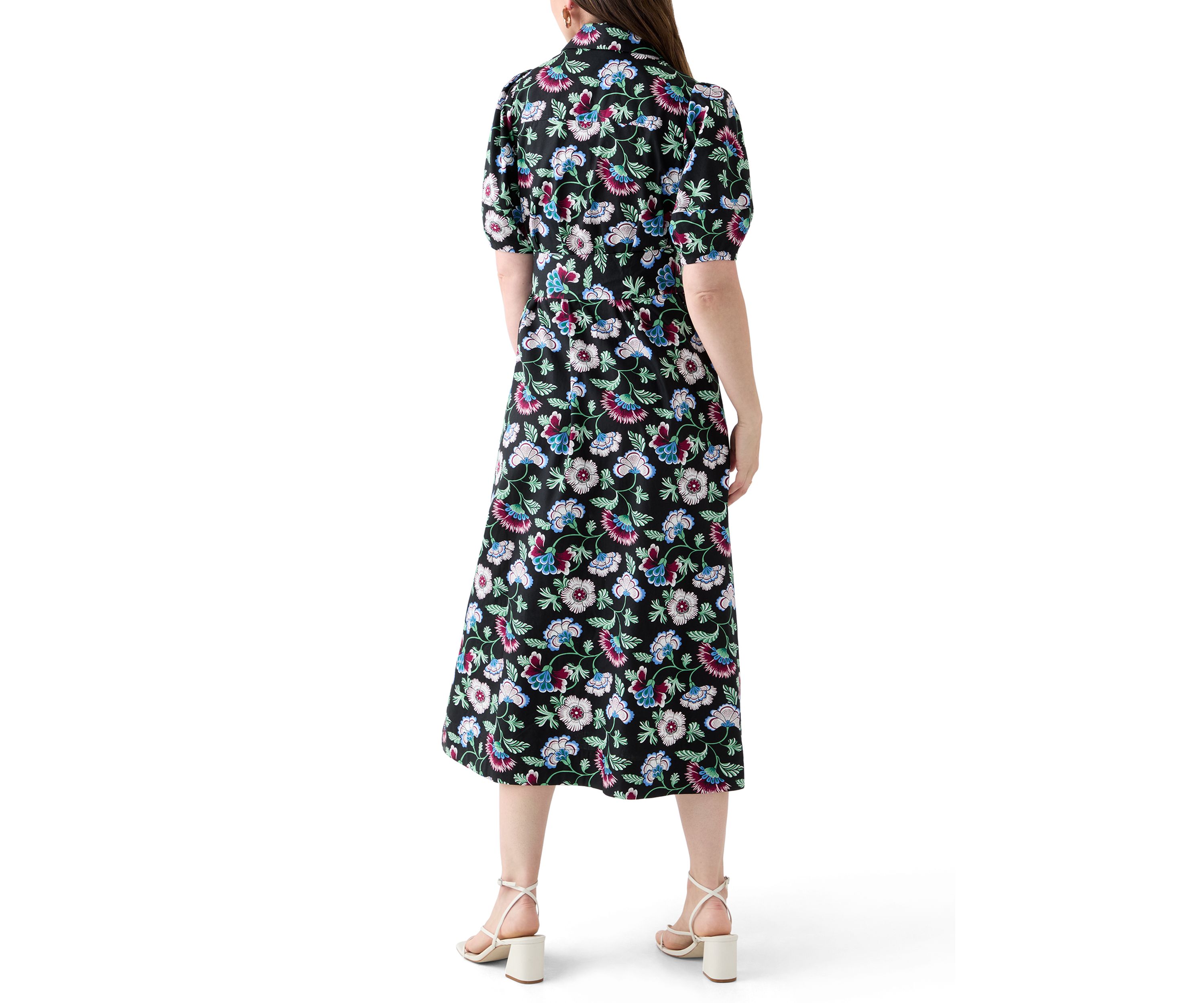 Womens Elbow Sleeve Maxi Dress