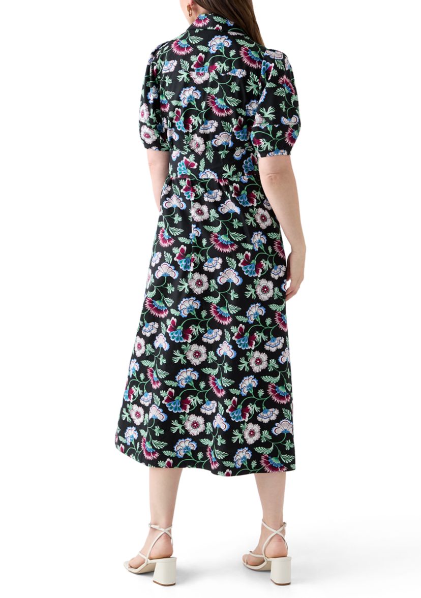 Womens Elbow Sleeve Maxi Dress