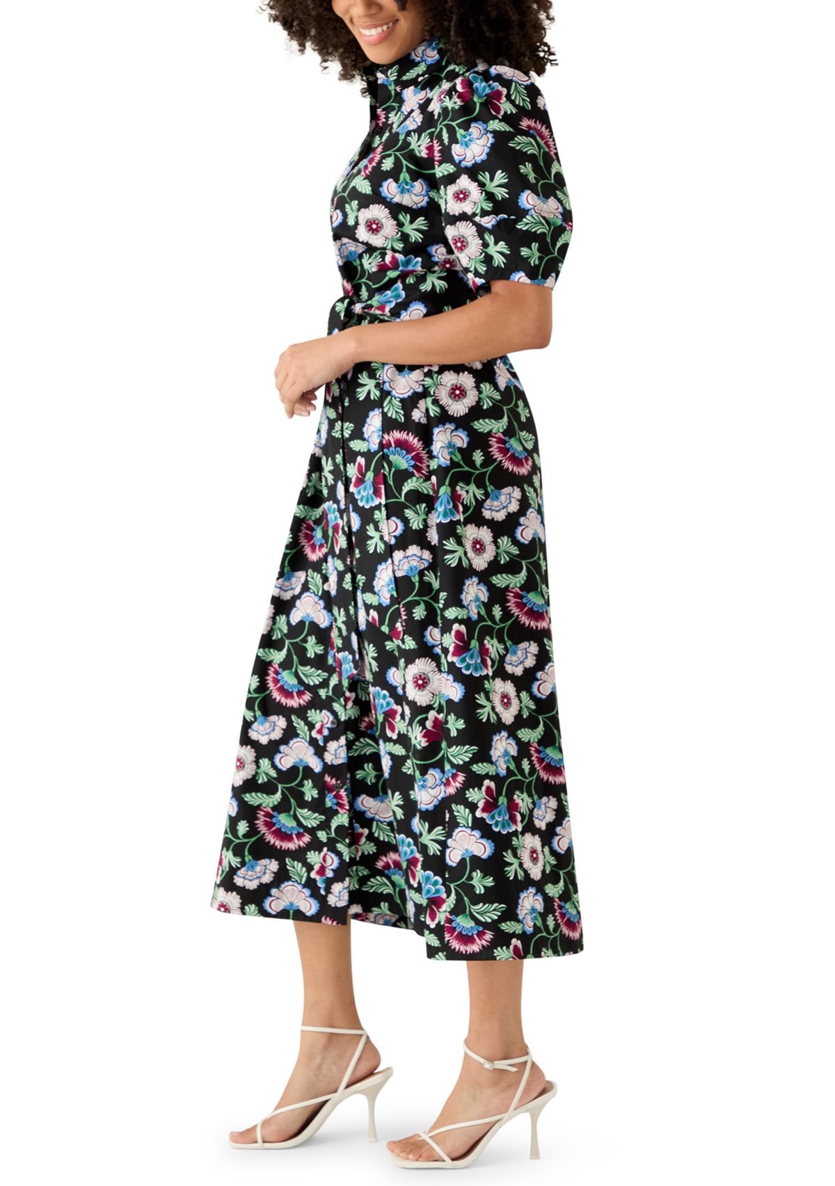 Womens Elbow Sleeve Maxi Dress