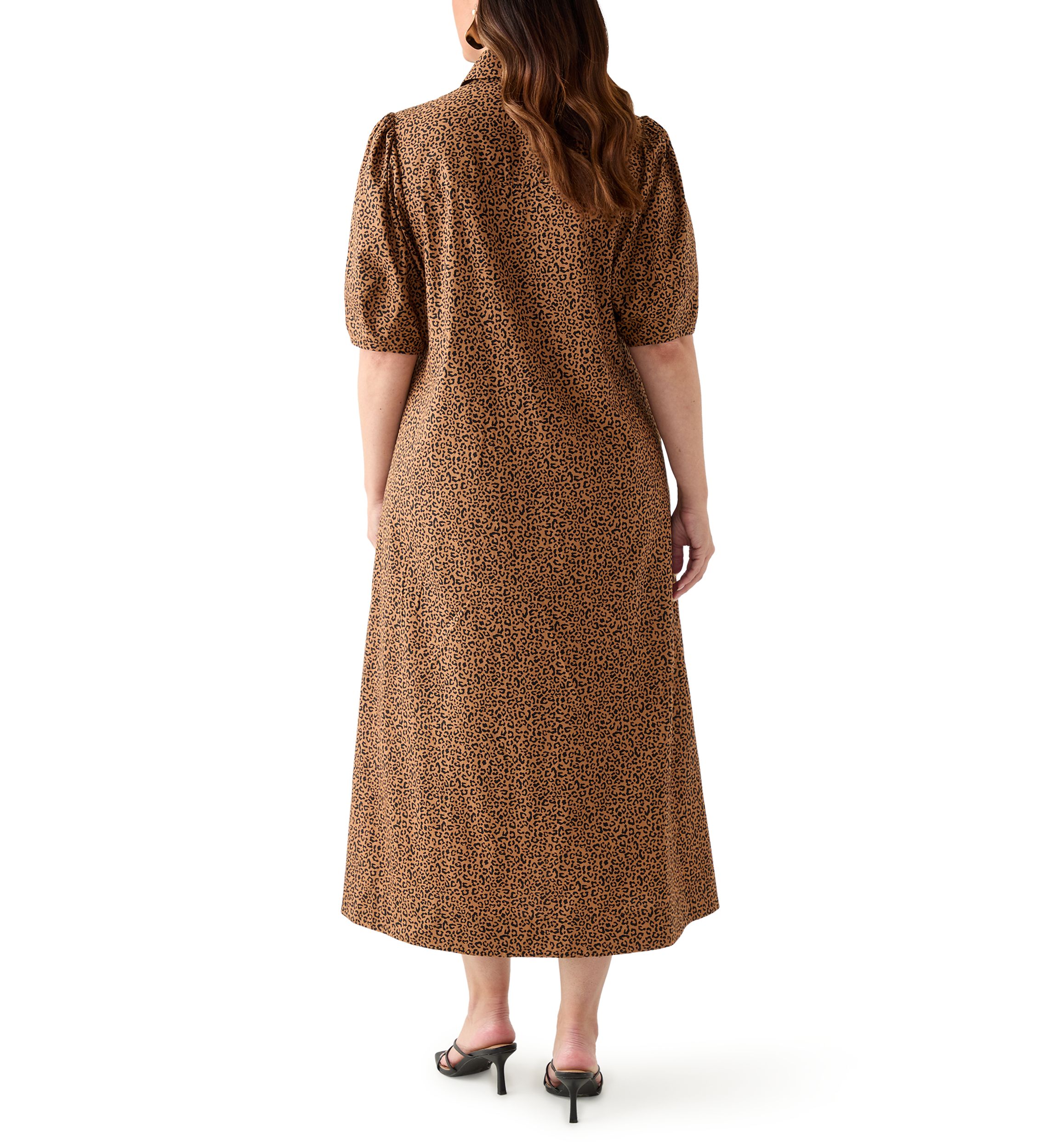Plus Size Elbow Sleeve Maxi Dress