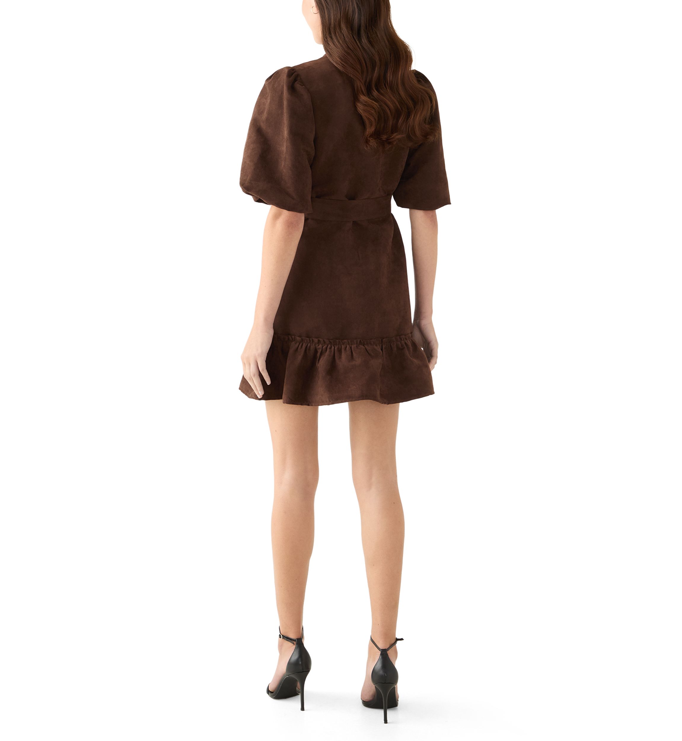 Womens Suede Shift Dress