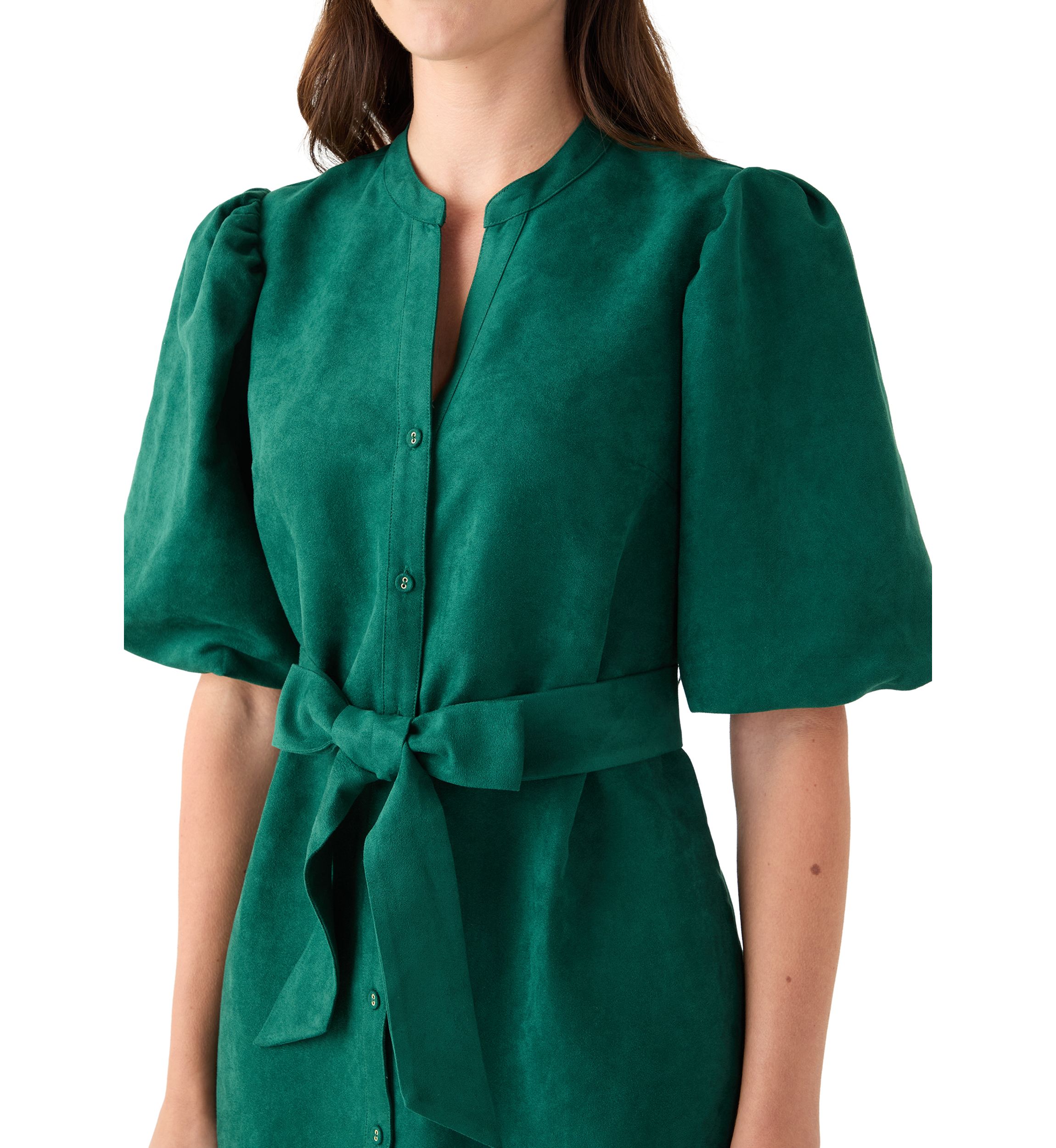 Womens Suede Shift Dress