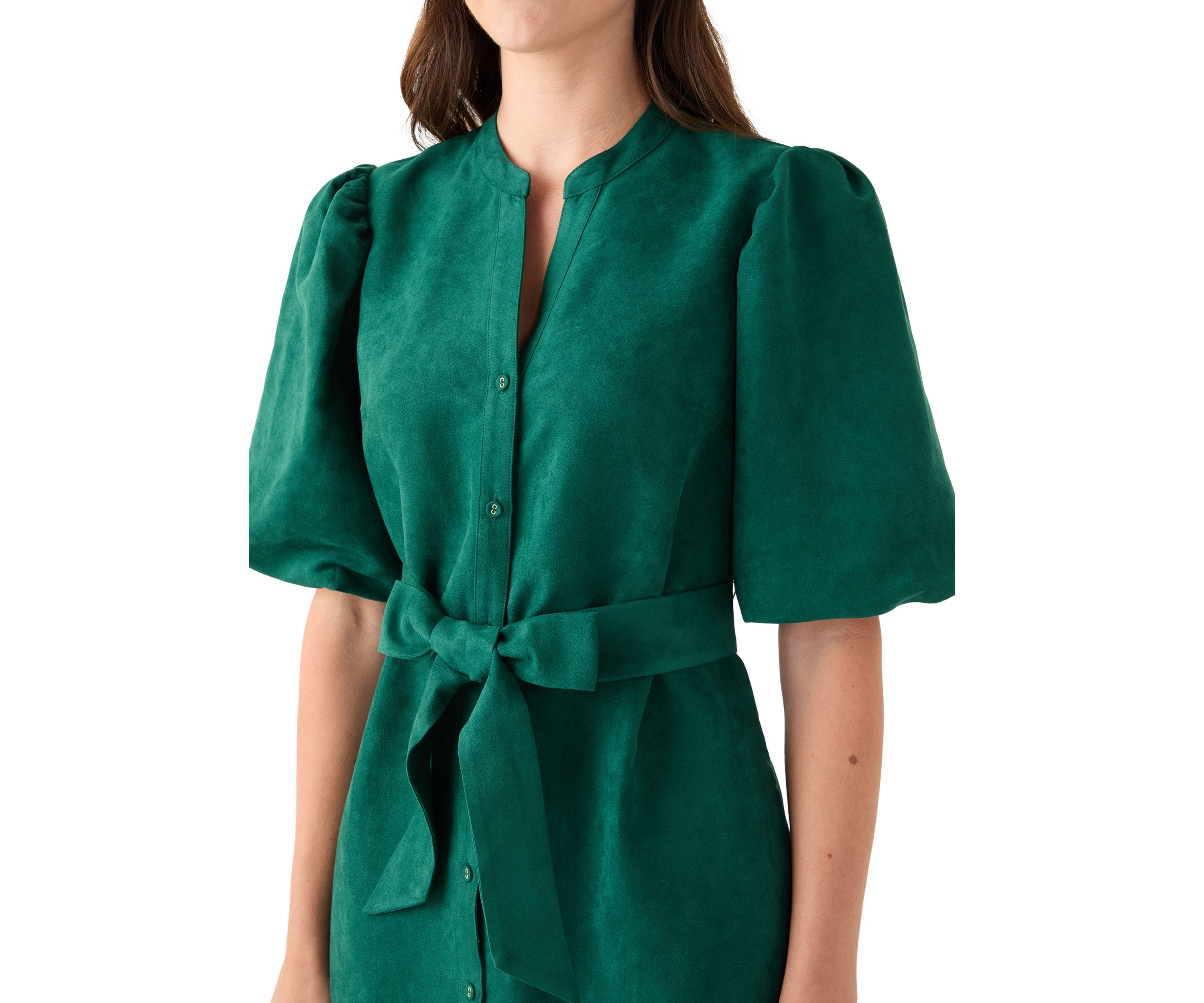 Womens Suede Shift Dress