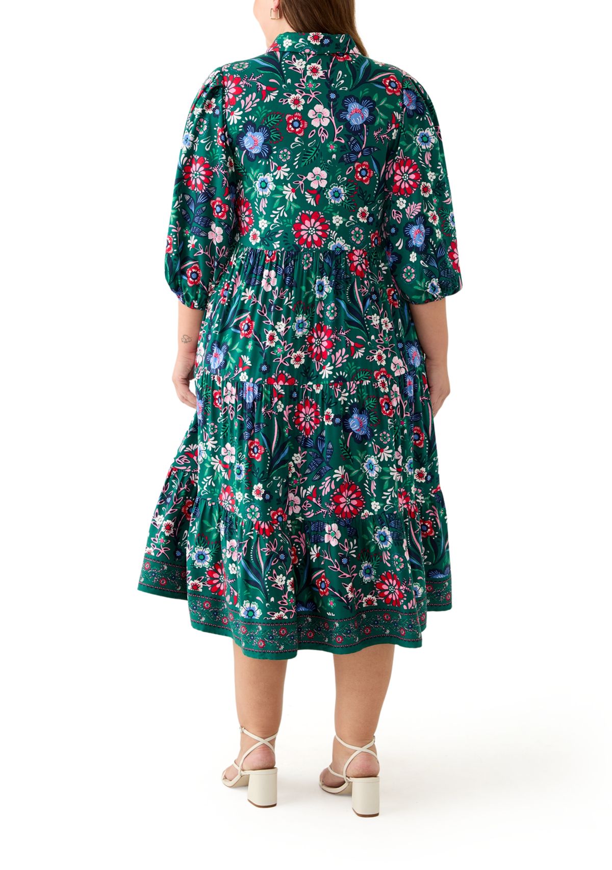 Plus Size Printed Maxi Dress
