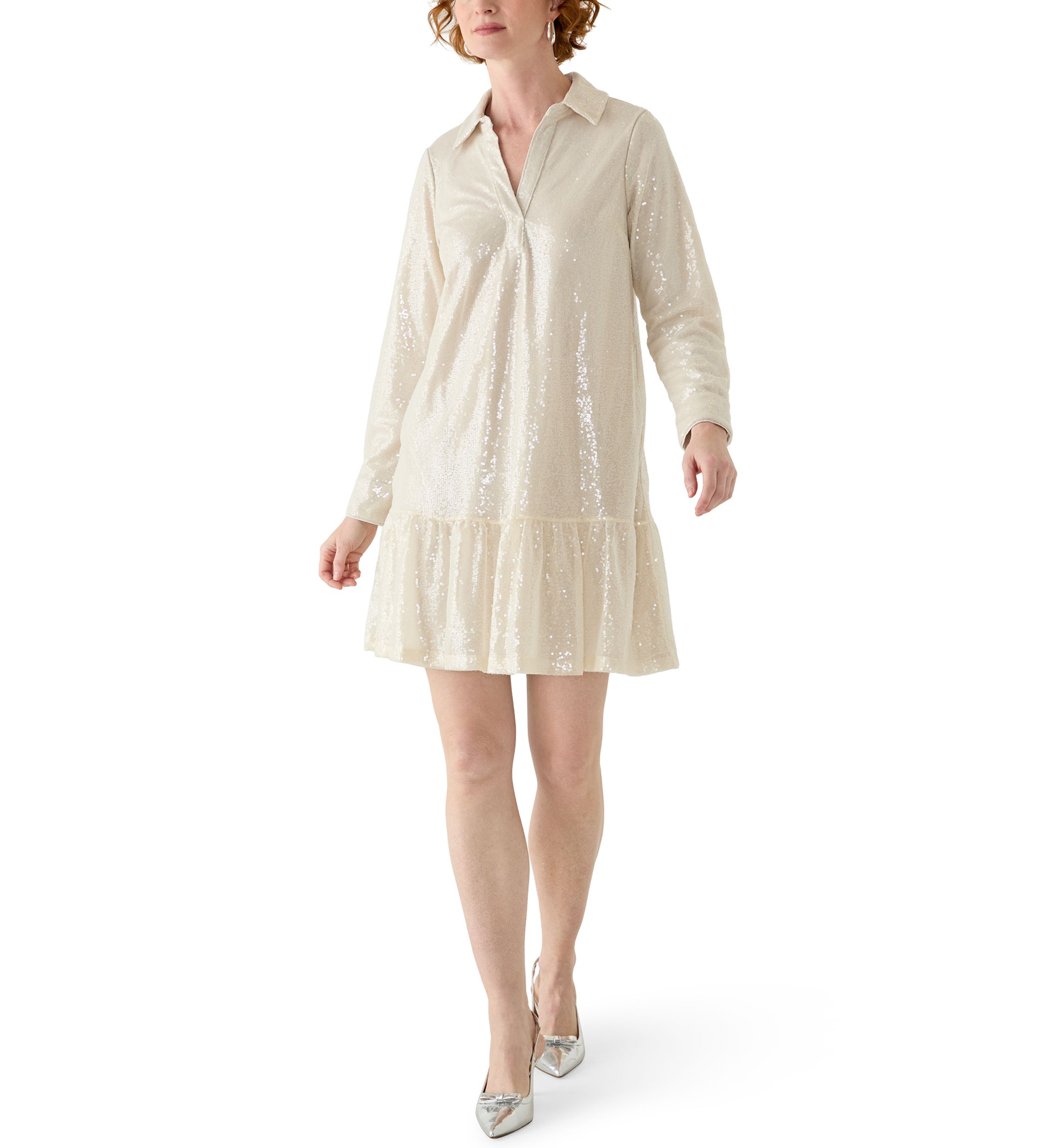 long sleeve mini bubble dress Sea Garden Off-White Mini Bubble Dress – Hemline Birmingham