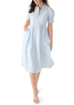 Crown & Ivy Women's Meredith Dress, Blue, Small