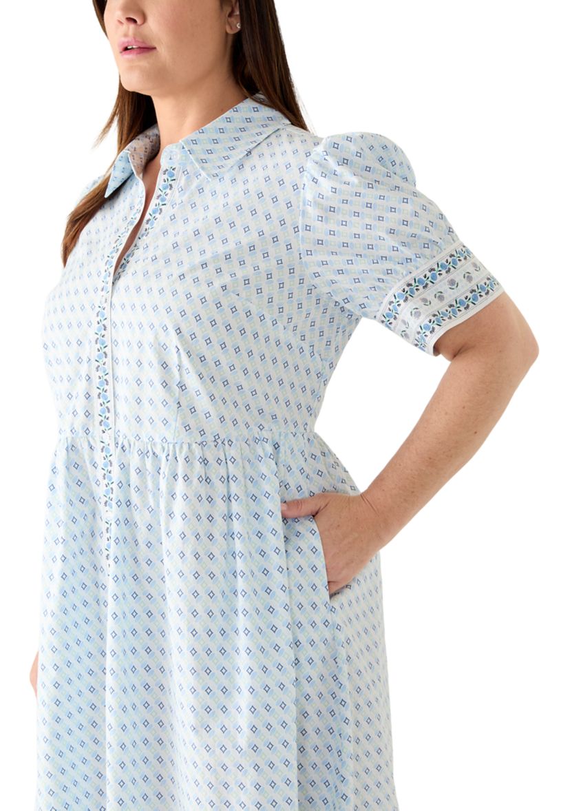 princess polly baby blue dress Modest Plus Size Clothing main image 1