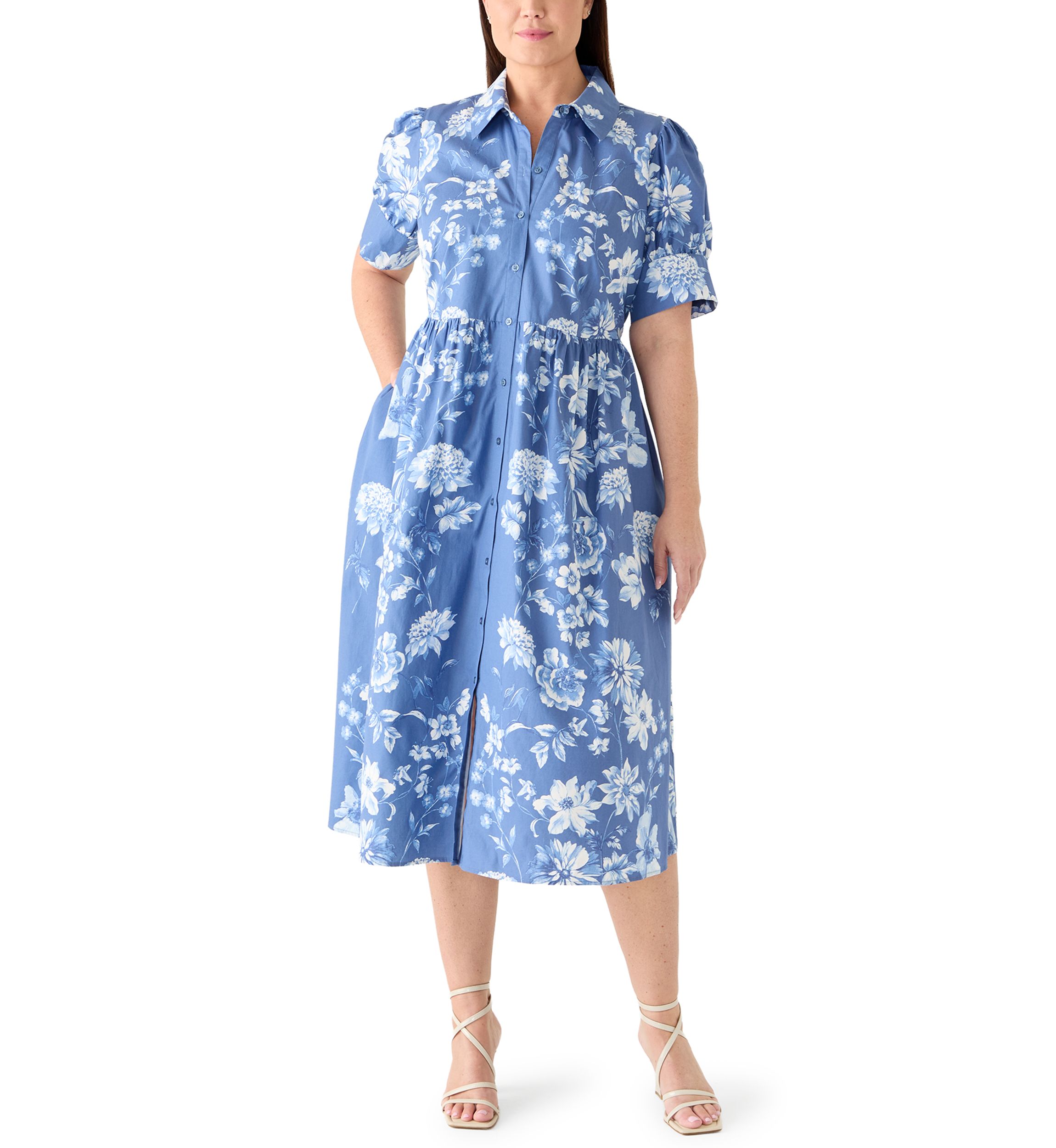 high waist midi dress Mint Velvet Cotton Broderie Midi Dress in Ivory at Nordstrom, Size 12