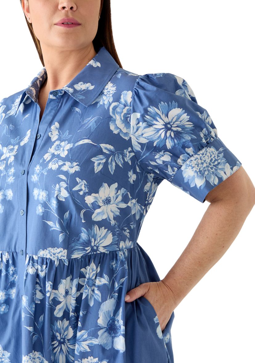 ivy & blue short sleeve midi fit flare dress Buy Boden Blue Ivy Cotton Midi Dress from the Next UK online shop