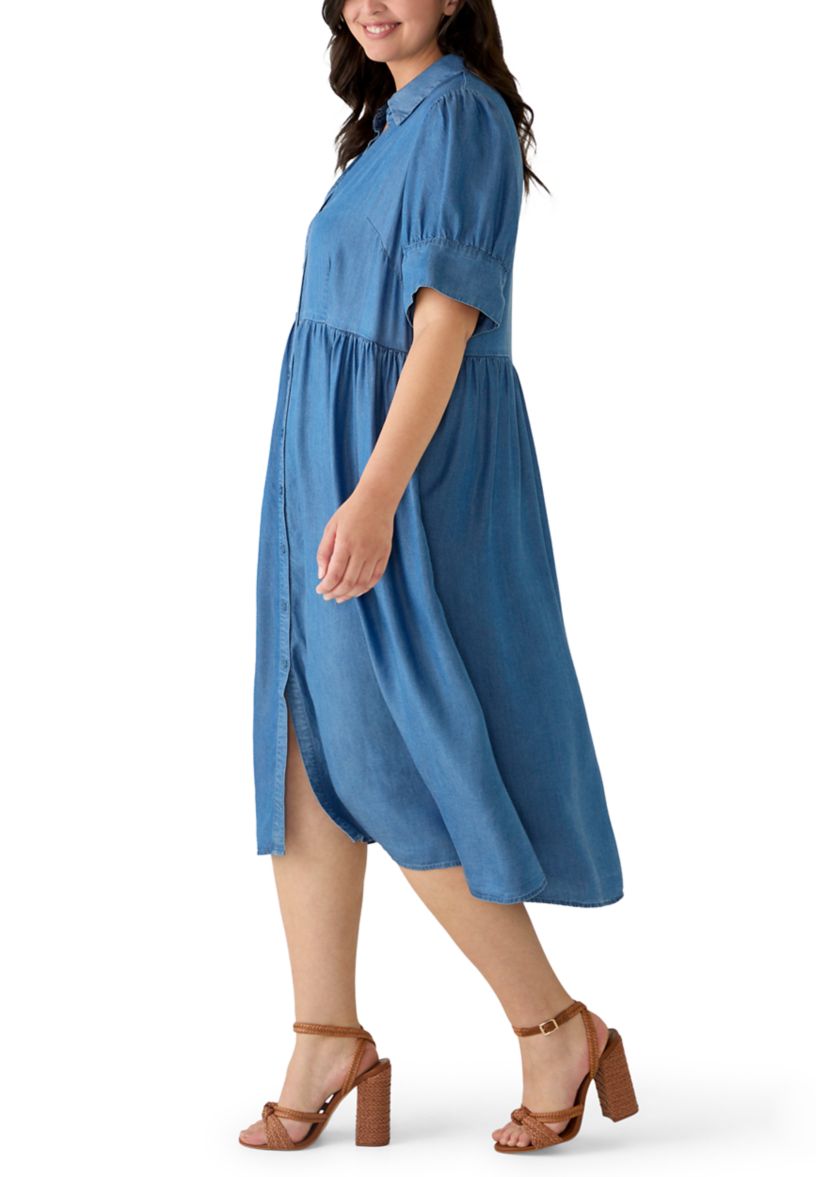 spell boho midi dress Baltic Born Womens Spell Boho Midi Dress | Blue + Peach Floral