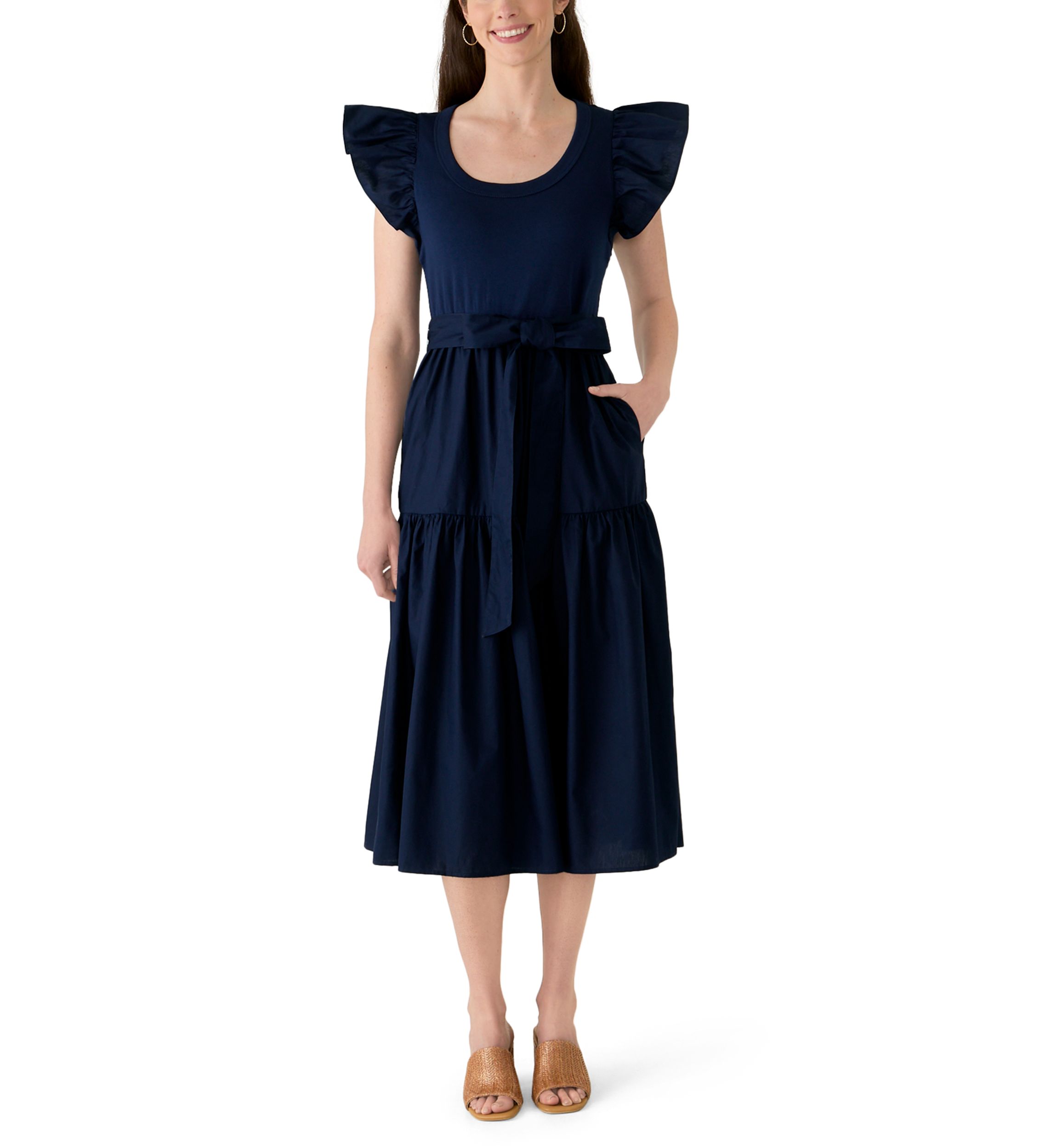 belk royal blue dresses Crown & Ivy Birthday Invitation Ralph Lauren Collection halterneck SIZE:Ted Size 0 (UK 6/US 2)