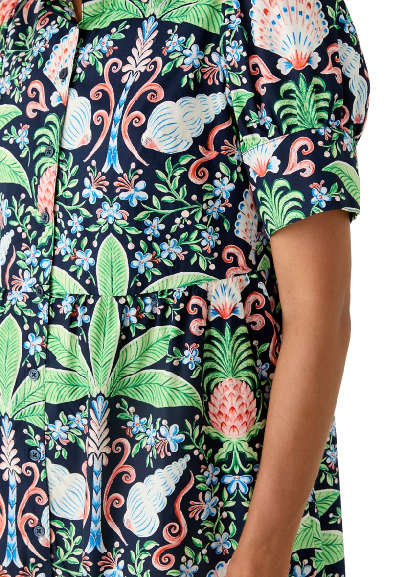 crown and ivy shirt dress Women's Short Sleeve Meredith Shirt Dress