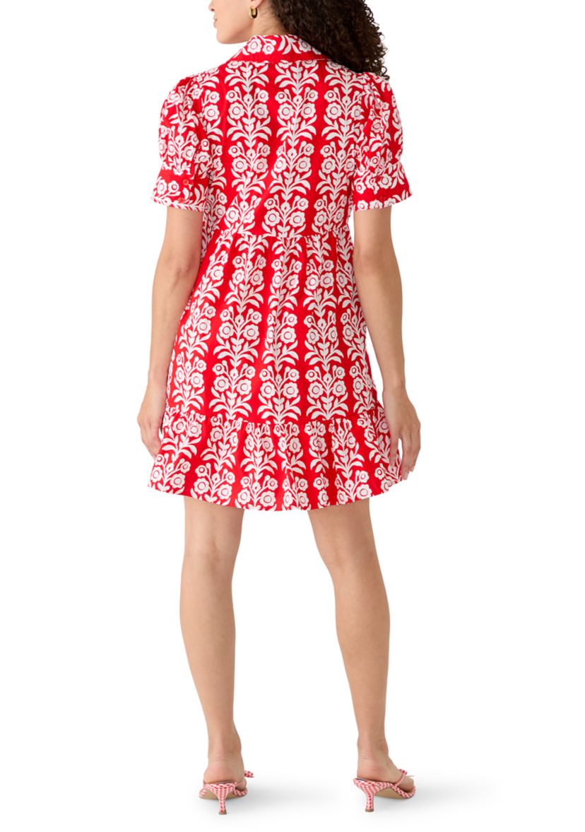Crown & Ivy Petite Short Sleeve Meredith Shirt Dress | Belk