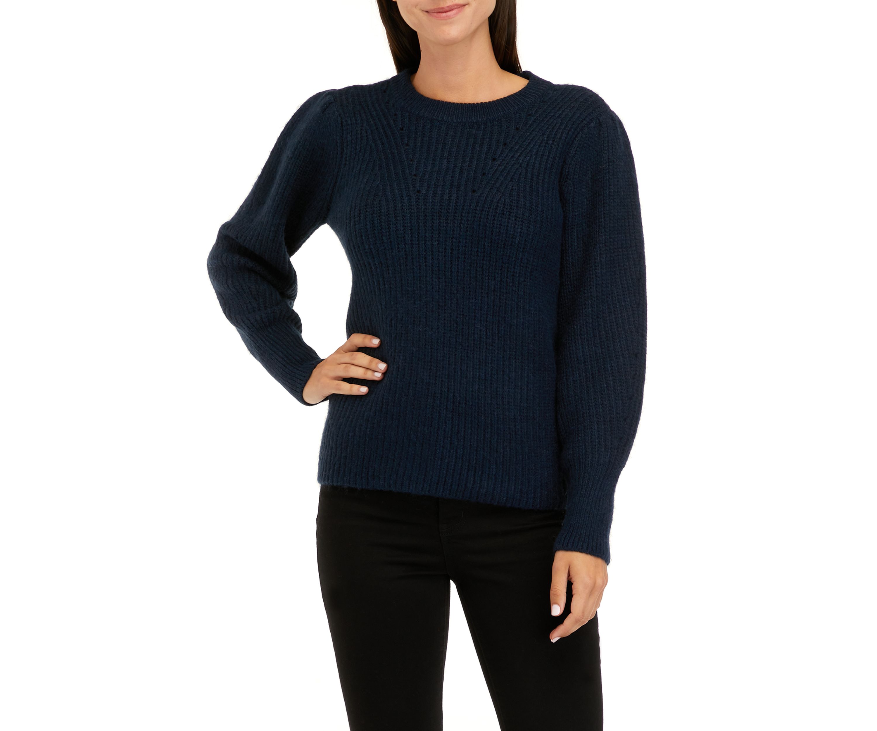 Womens Ribbed Sweater 
