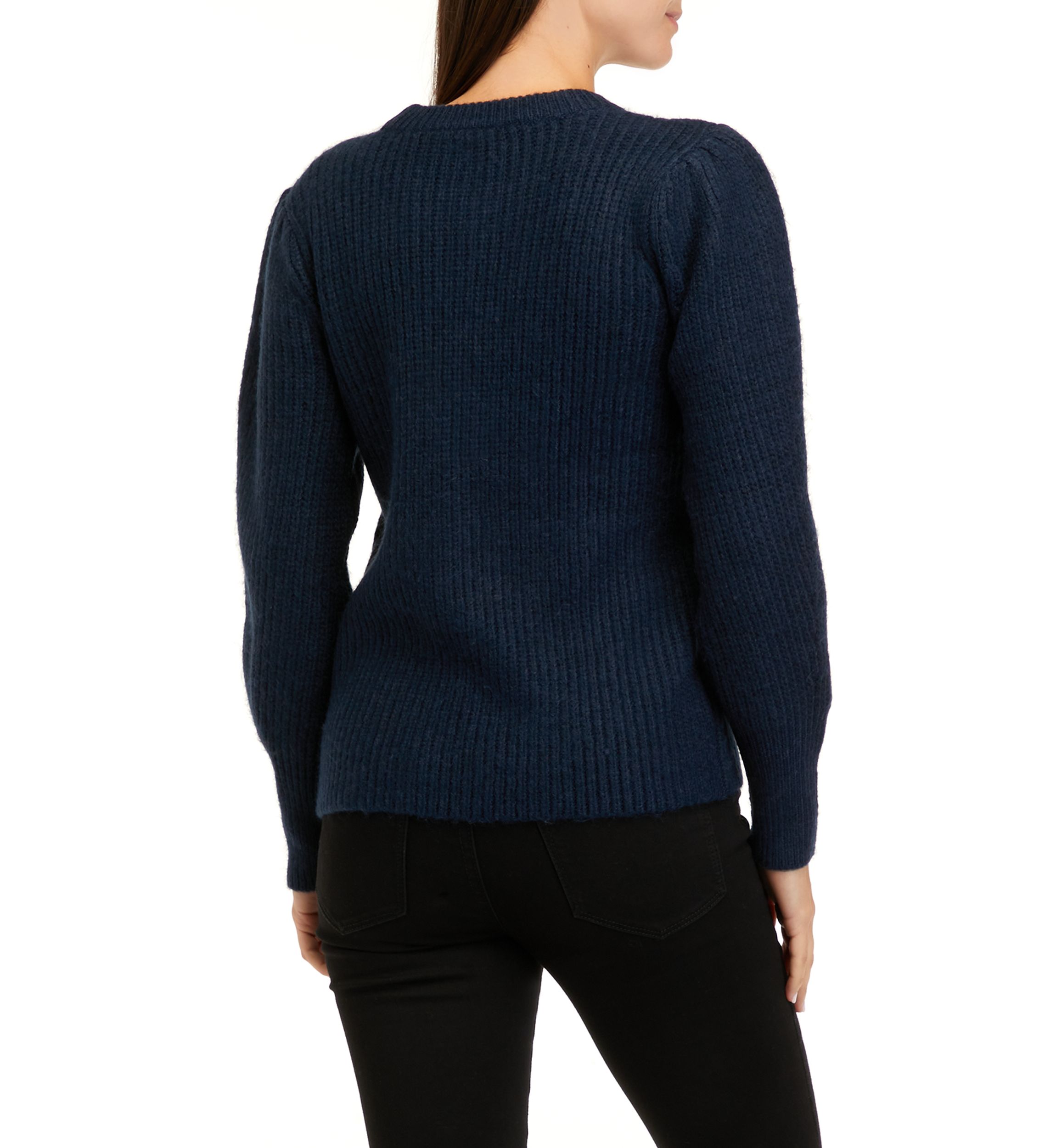 Womens Ribbed Sweater 