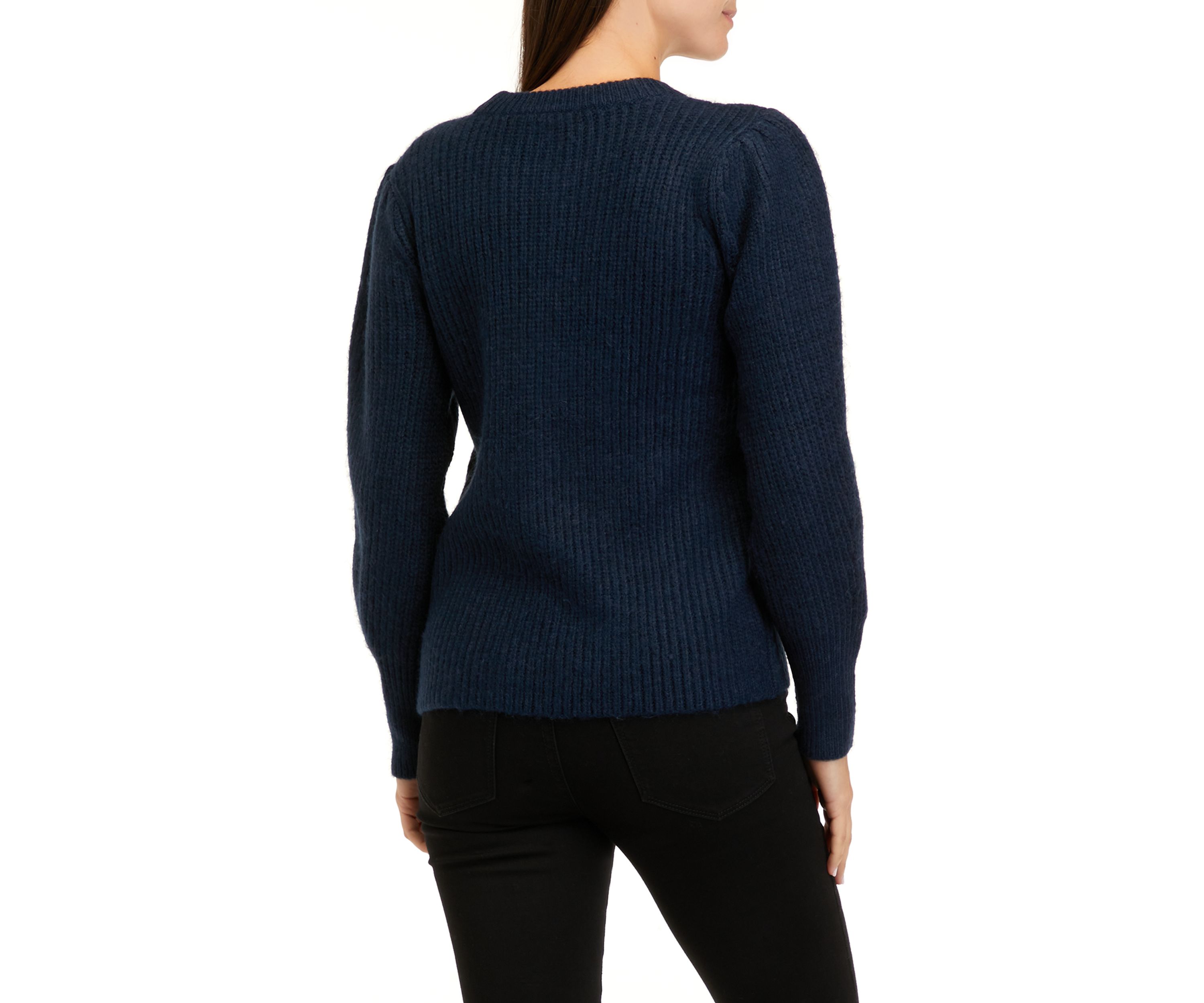 Womens Ribbed Sweater 