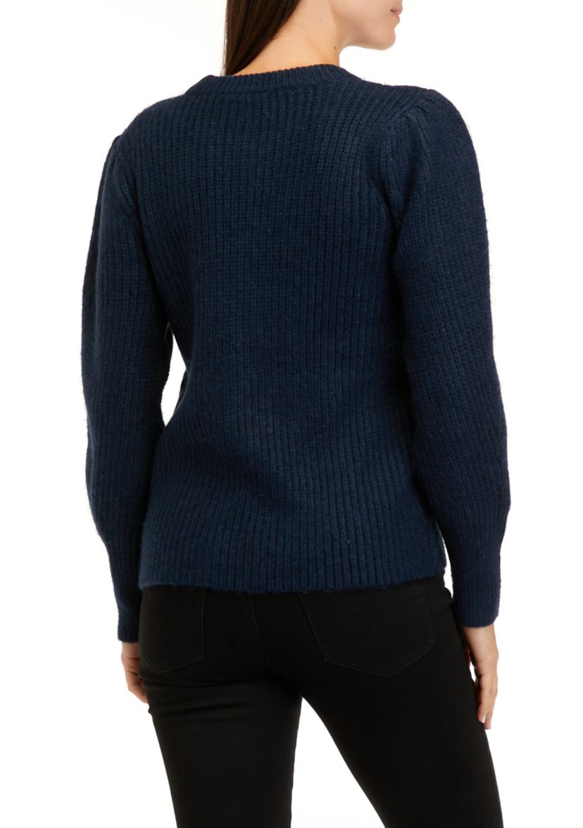 Womens Ribbed Sweater 