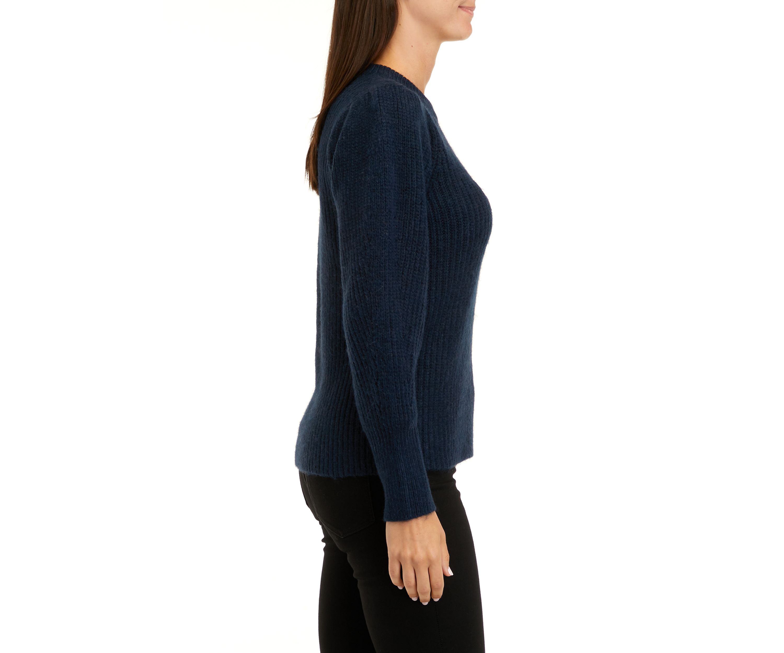 Womens Ribbed Sweater 