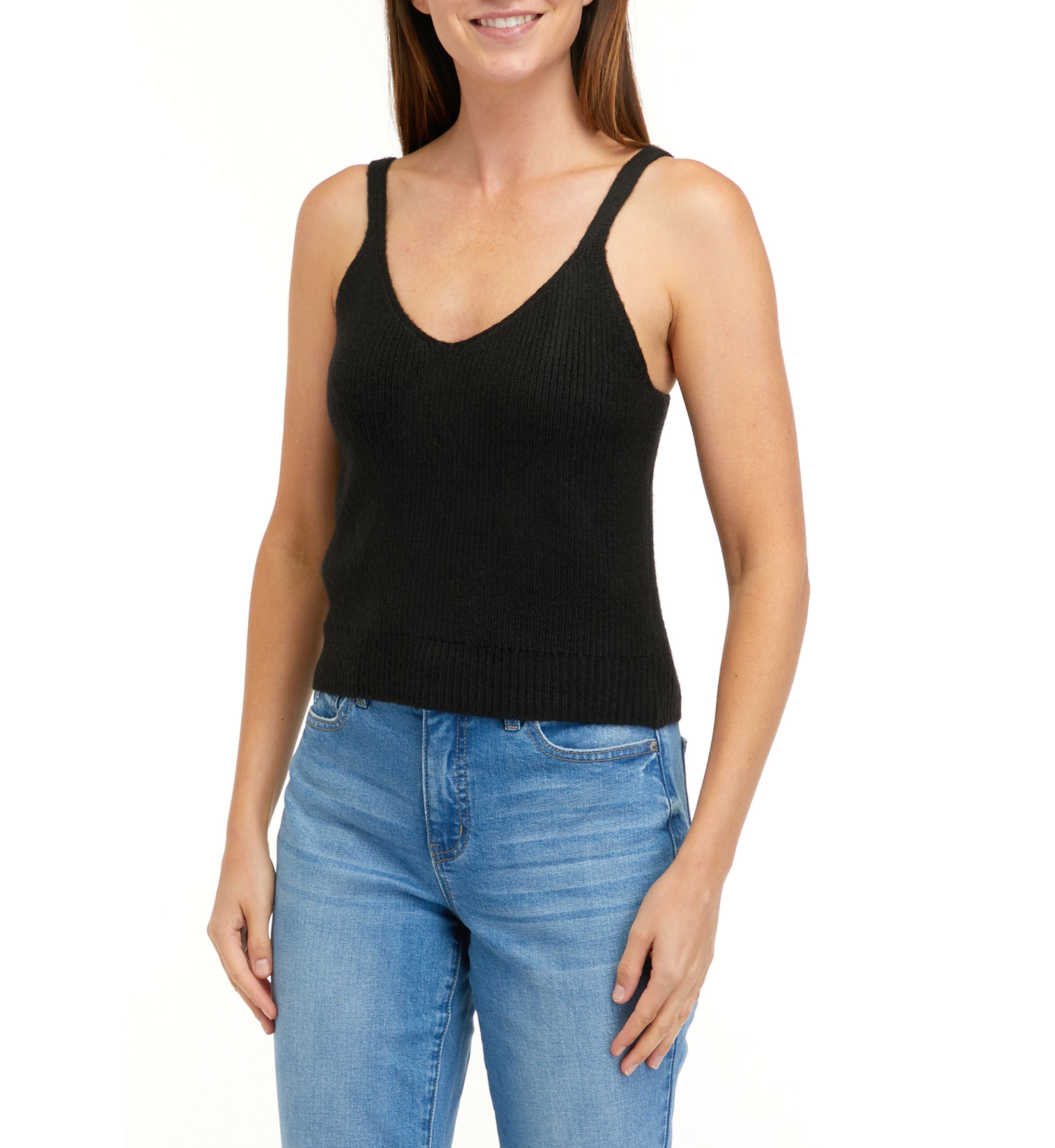 Womens Sweater Tank Top