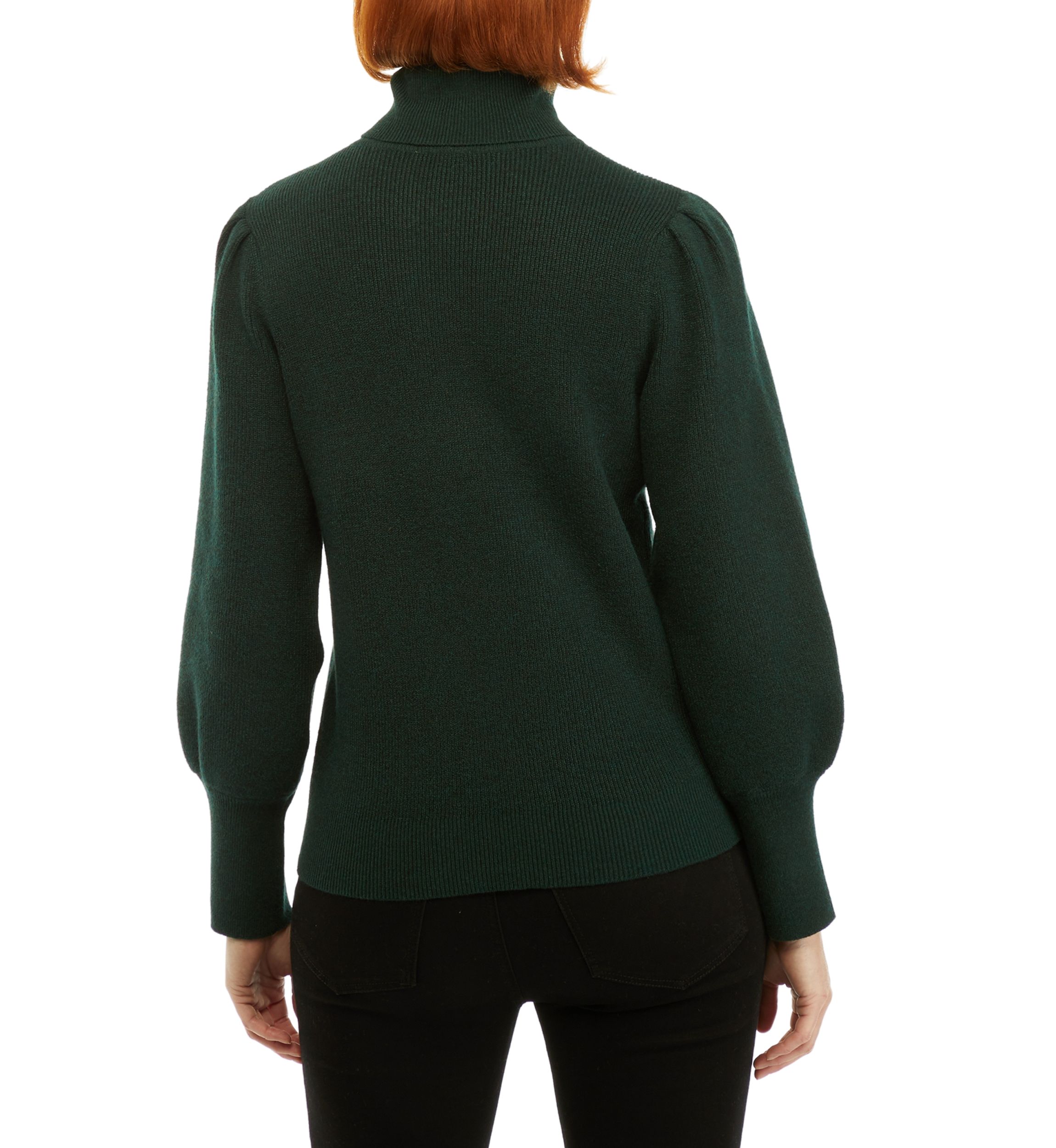 Petite Long Sleeve Turtleneck Pullover Sweater