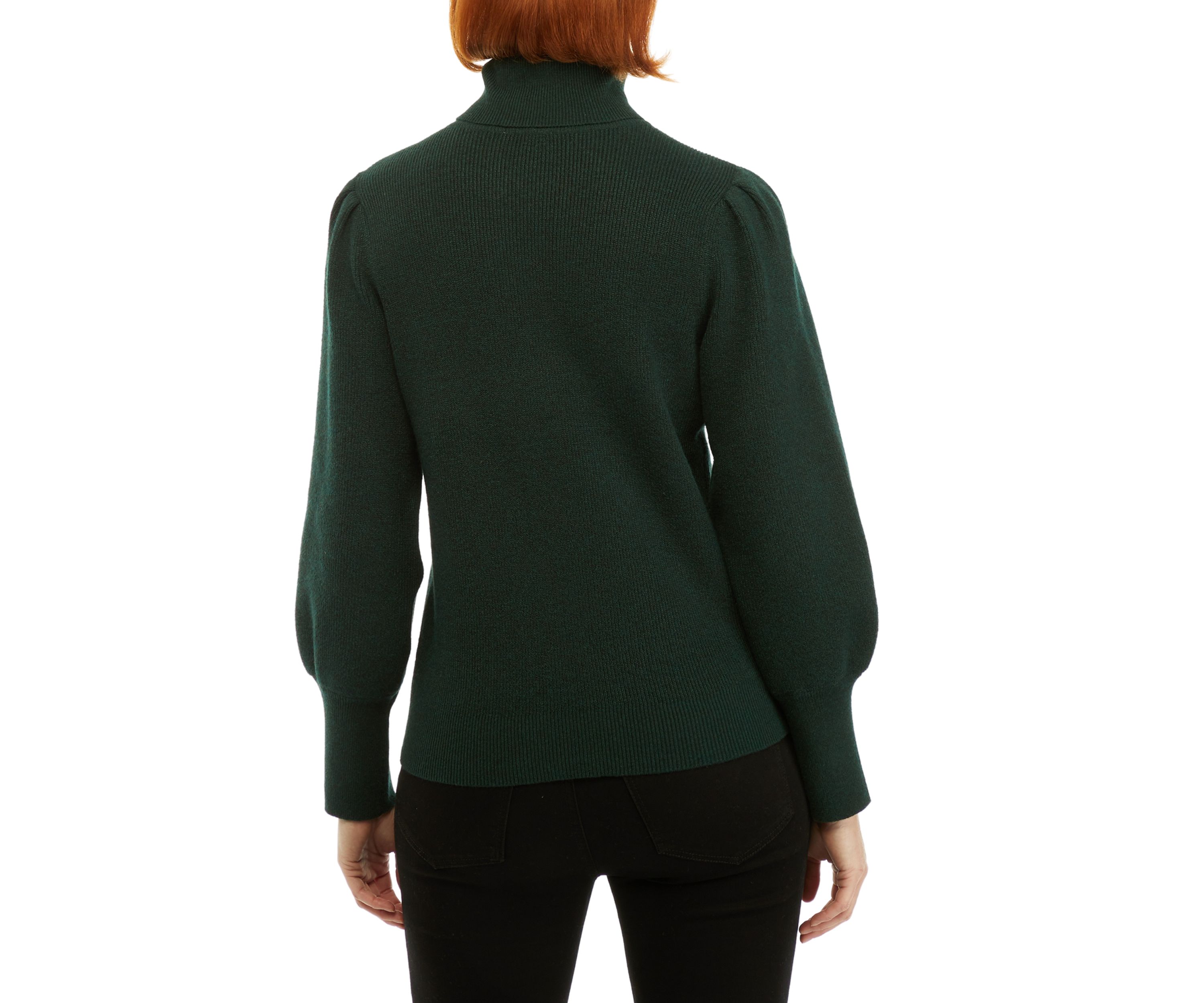 Petite Long Sleeve Turtleneck Pullover Sweater