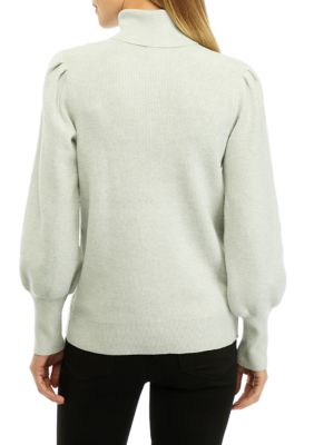 Women's Long Sleeve Turtleneck Pullover Sweater