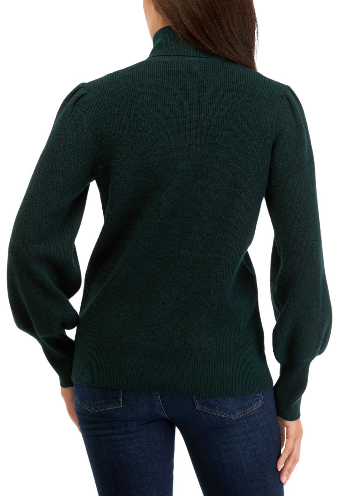 Womens Long Sleeve Turtleneck Pullover Sweater