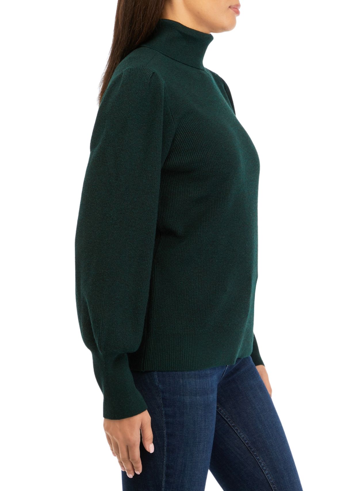Womens Long Sleeve Turtleneck Pullover Sweater