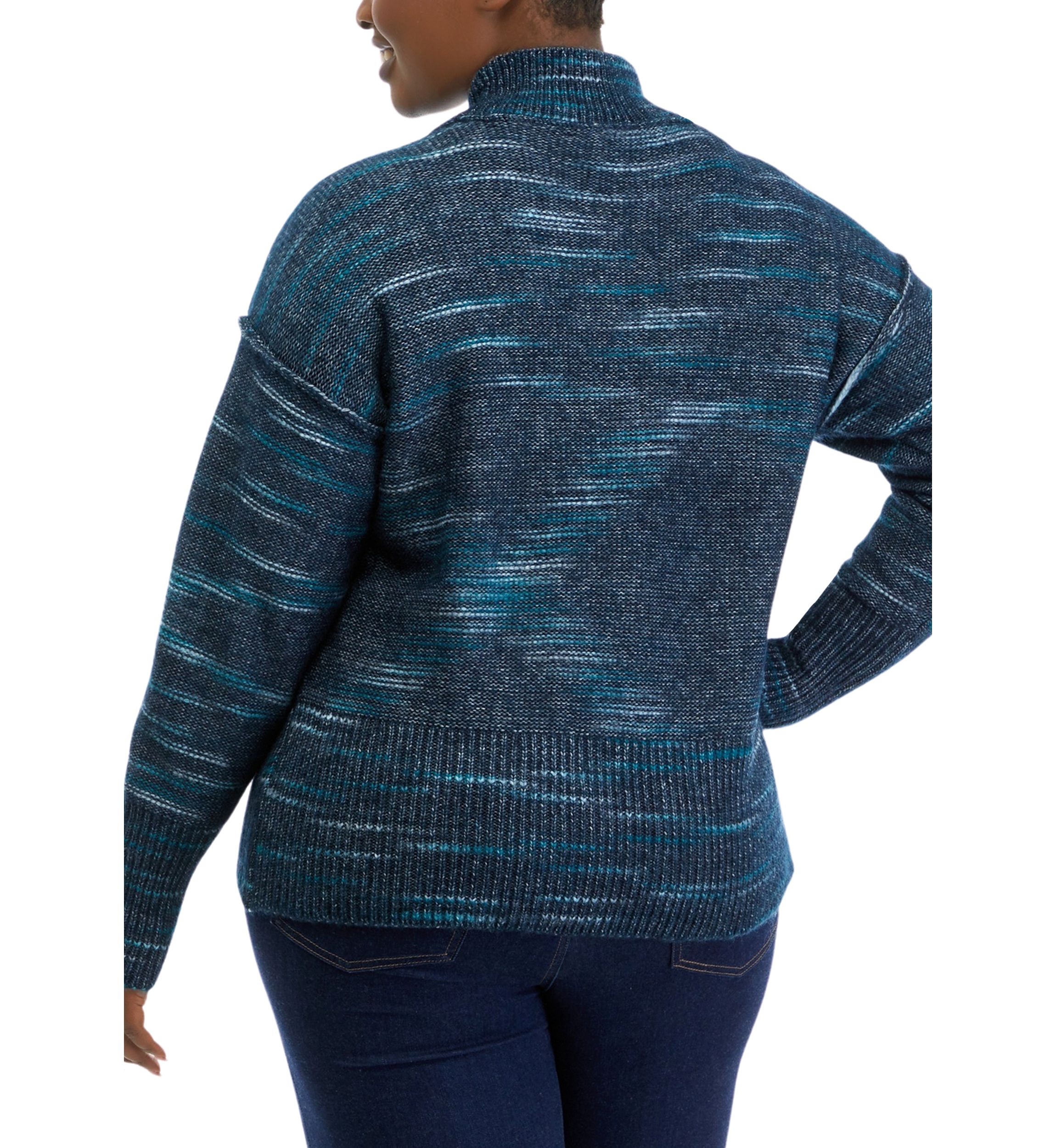 Plus Size Mock Neck Top