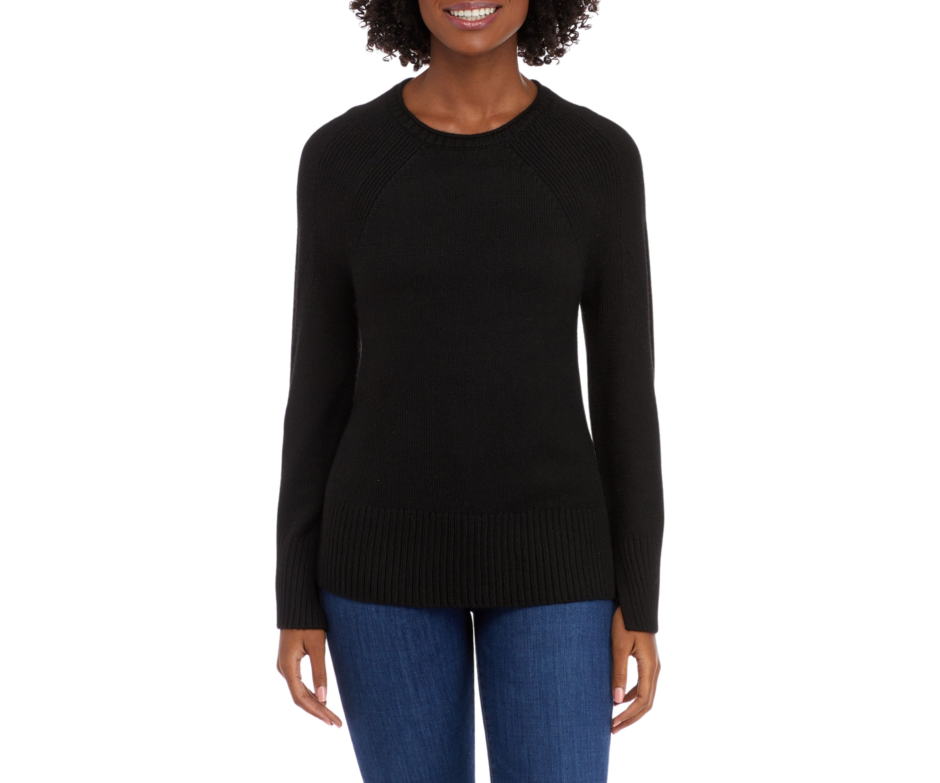 Womens Bell Sleeve Pullover Sweater