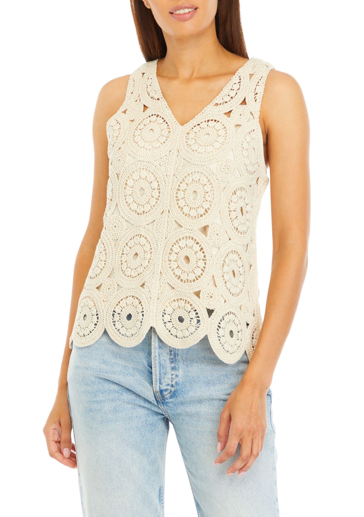 Womens Crochet Tank