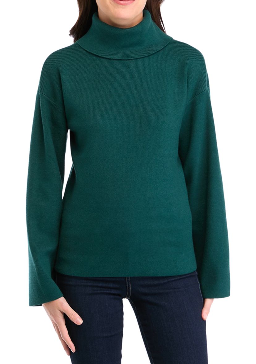 Womens Long Sleeve Slouchy Turtleneck Sweater