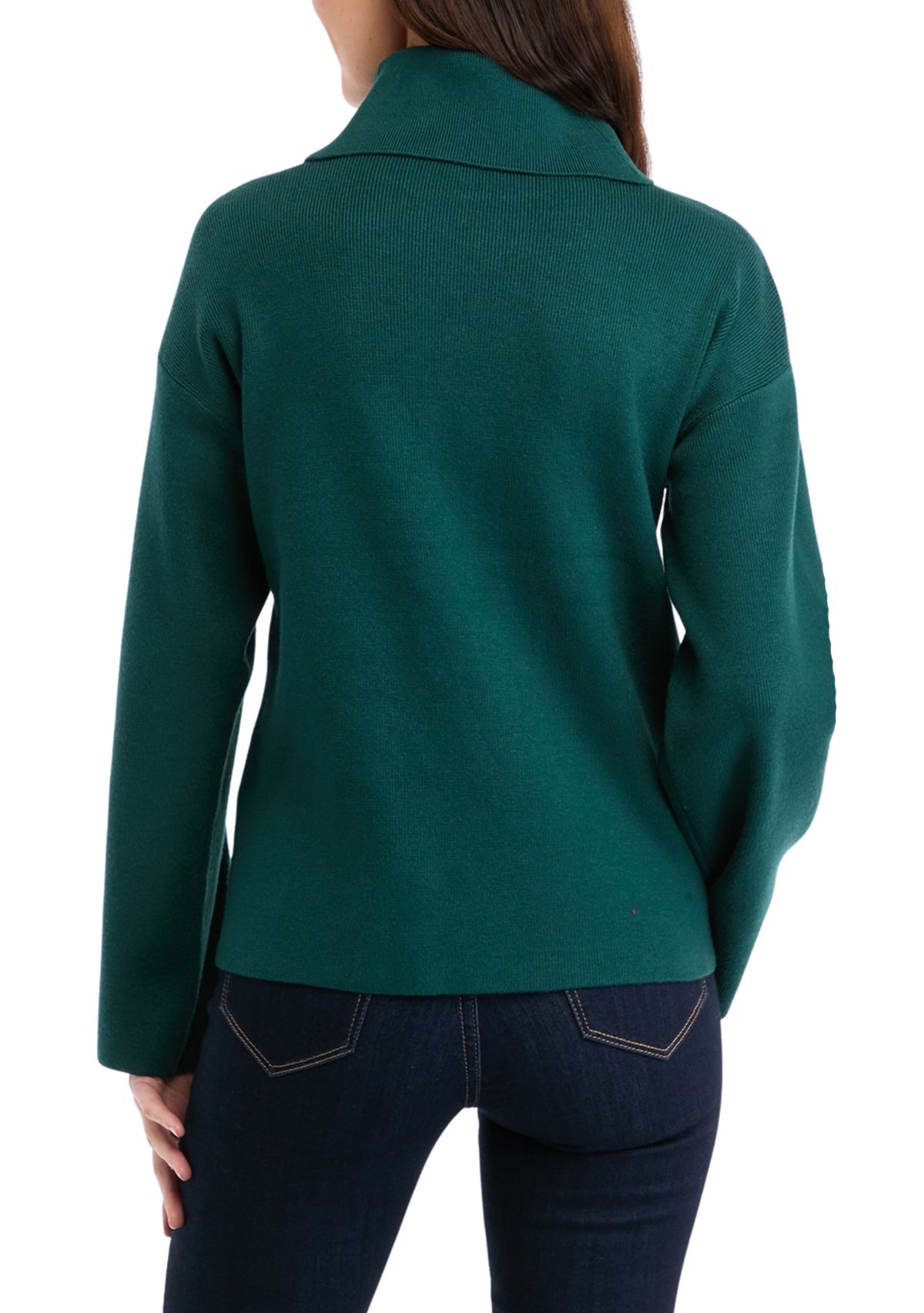 Womens Long Sleeve Slouchy Turtleneck Sweater