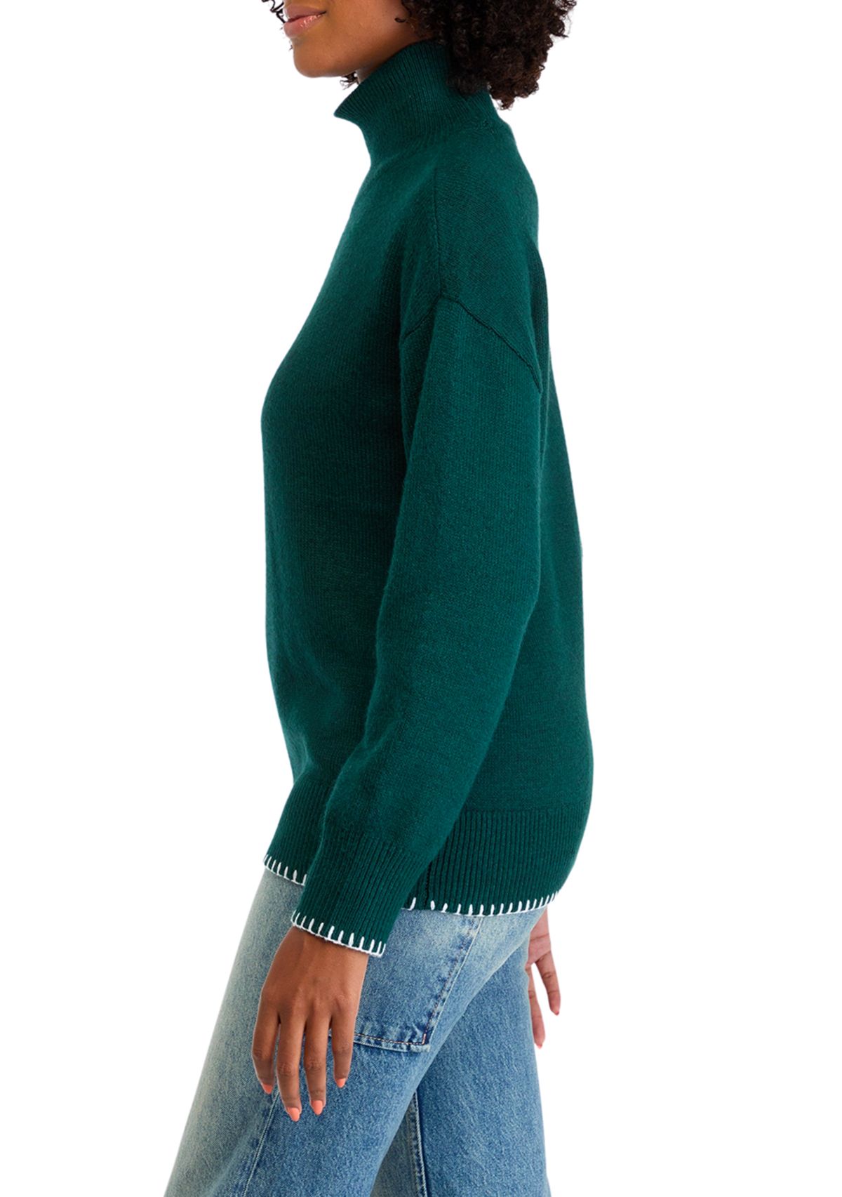 Womens Appliqué Knit Sweater