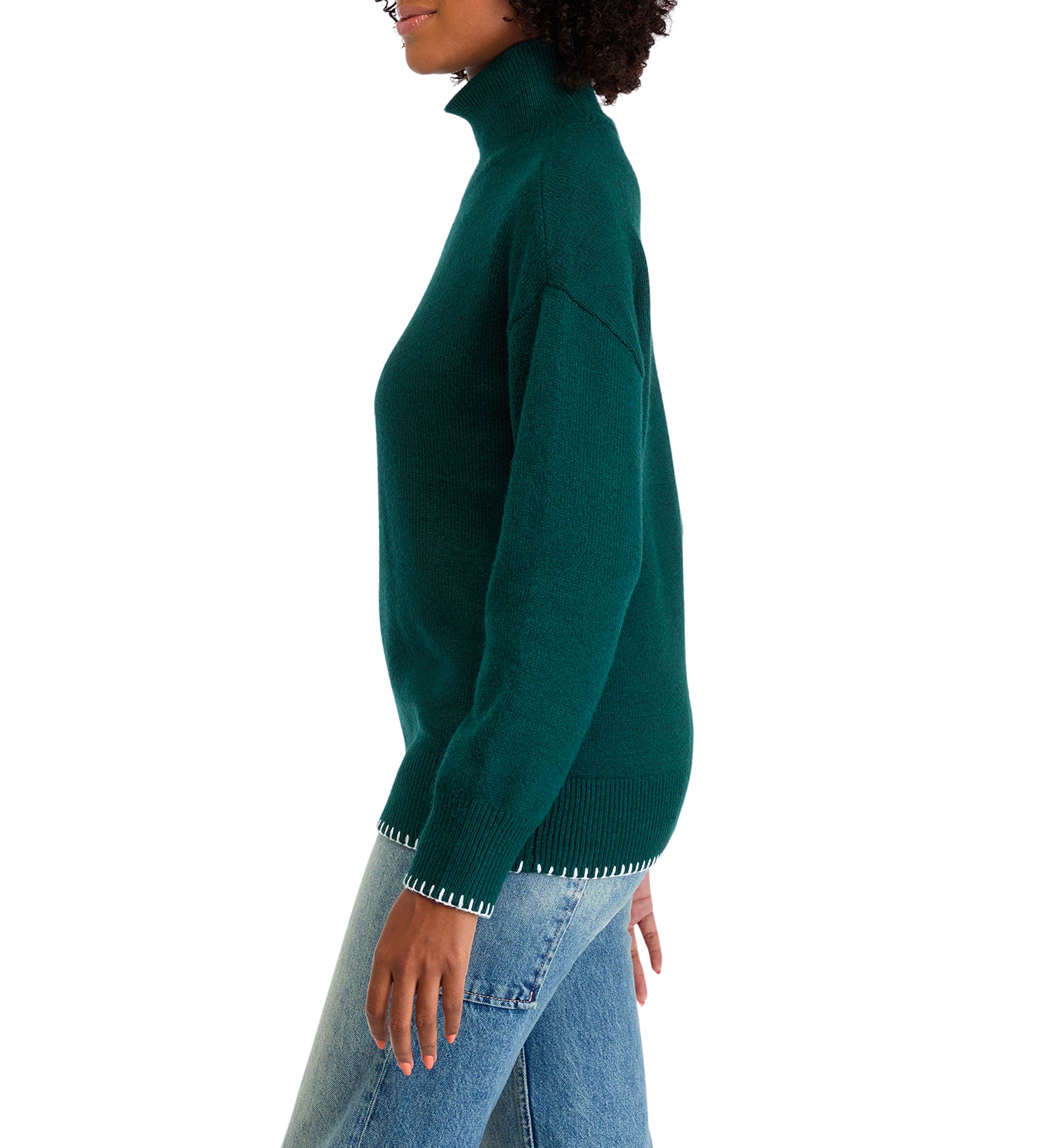 Womens Appliqué Knit Sweater
