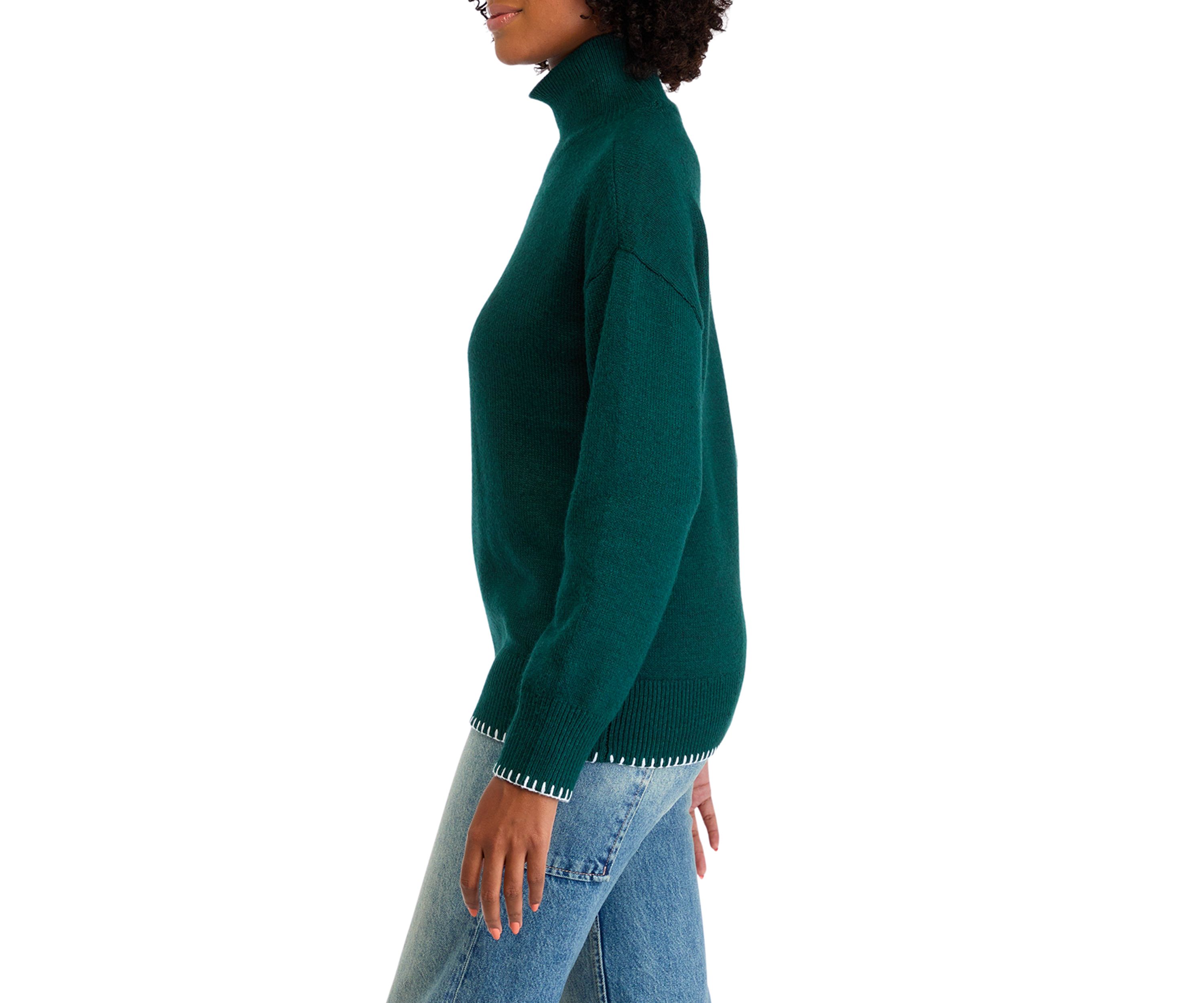 Womens Appliqué Knit Sweater