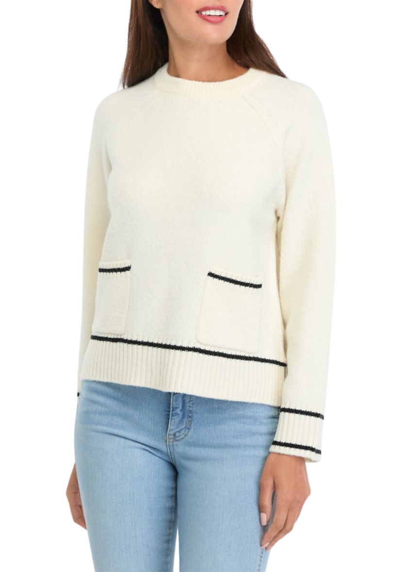Womens Patch Pocket Sweater