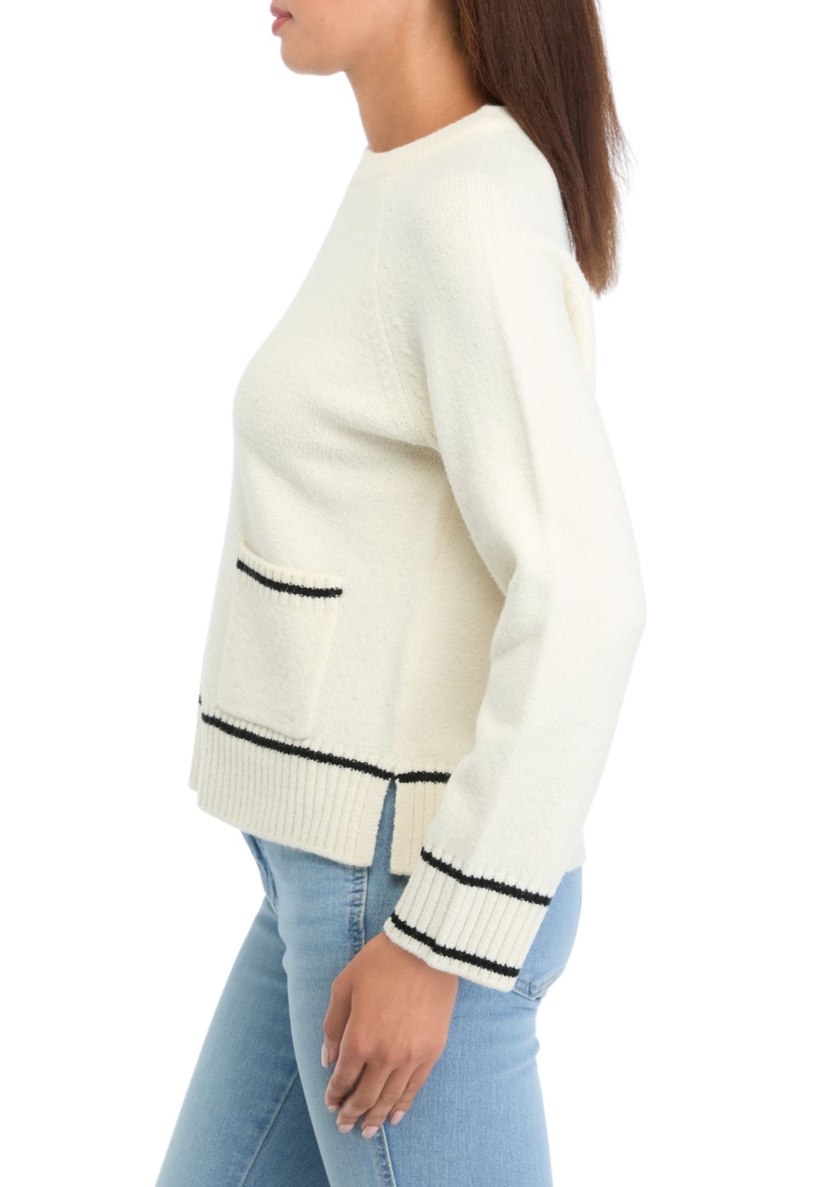 Womens Patch Pocket Sweater