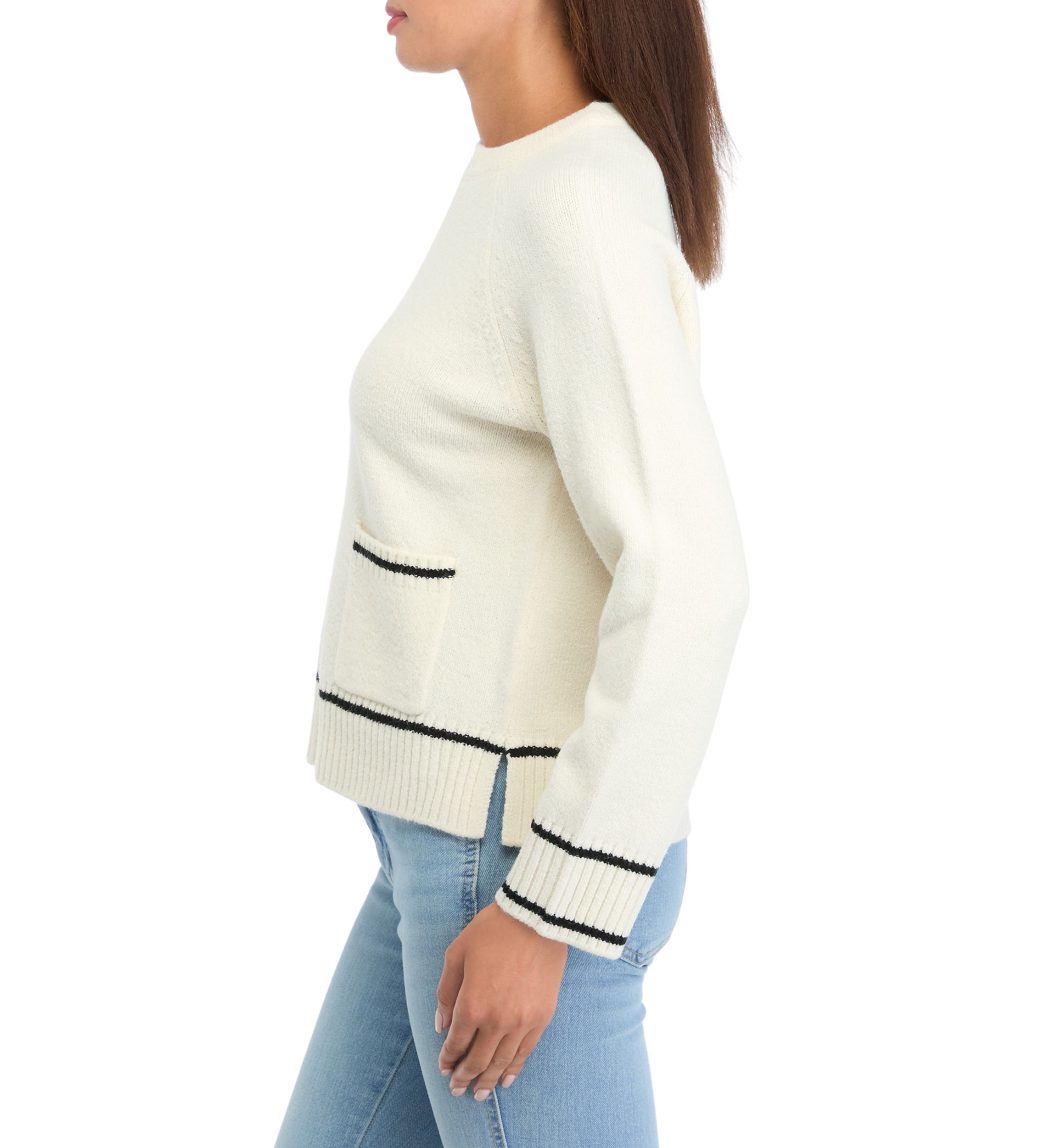 Womens Patch Pocket Sweater