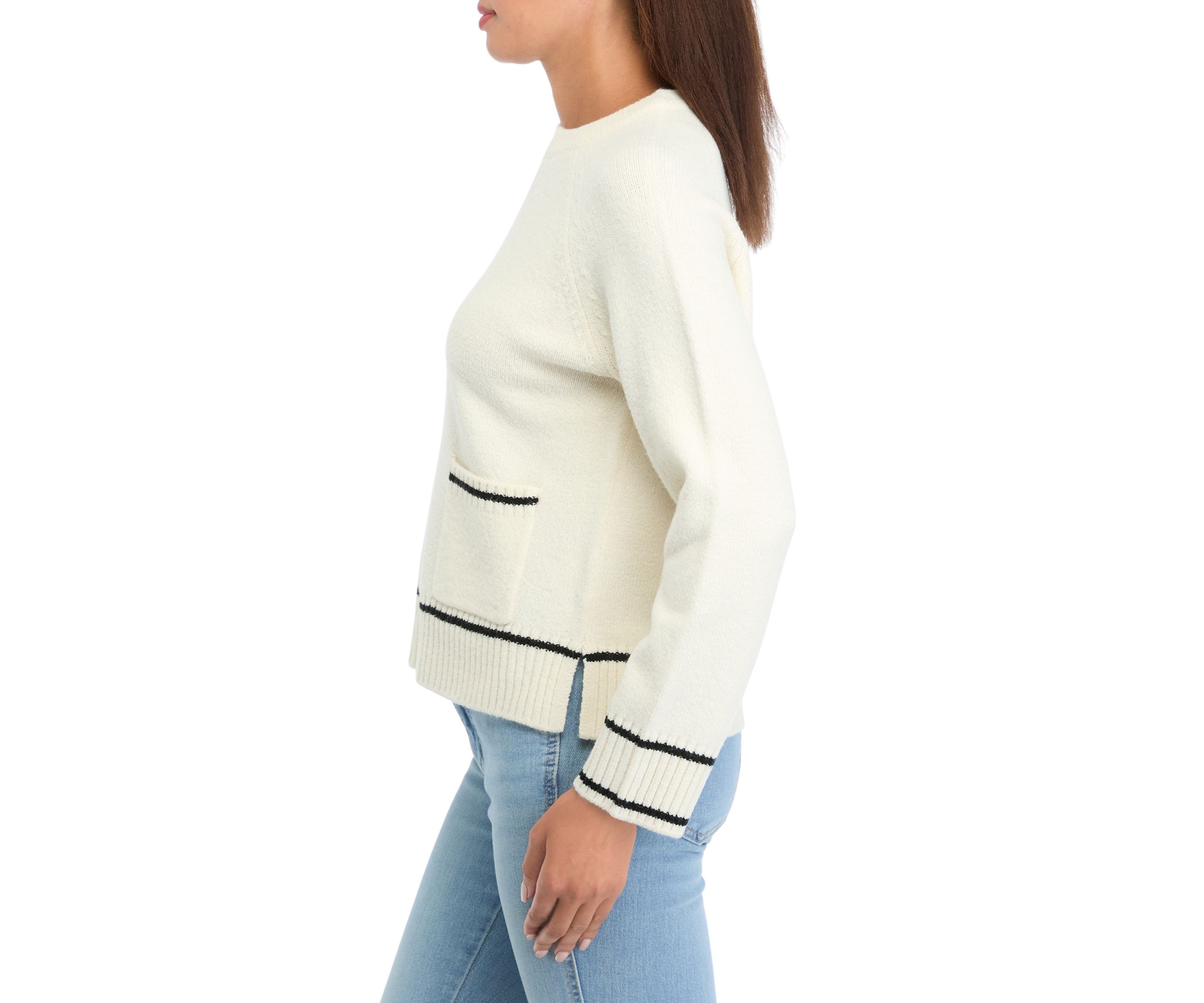 Womens Patch Pocket Sweater