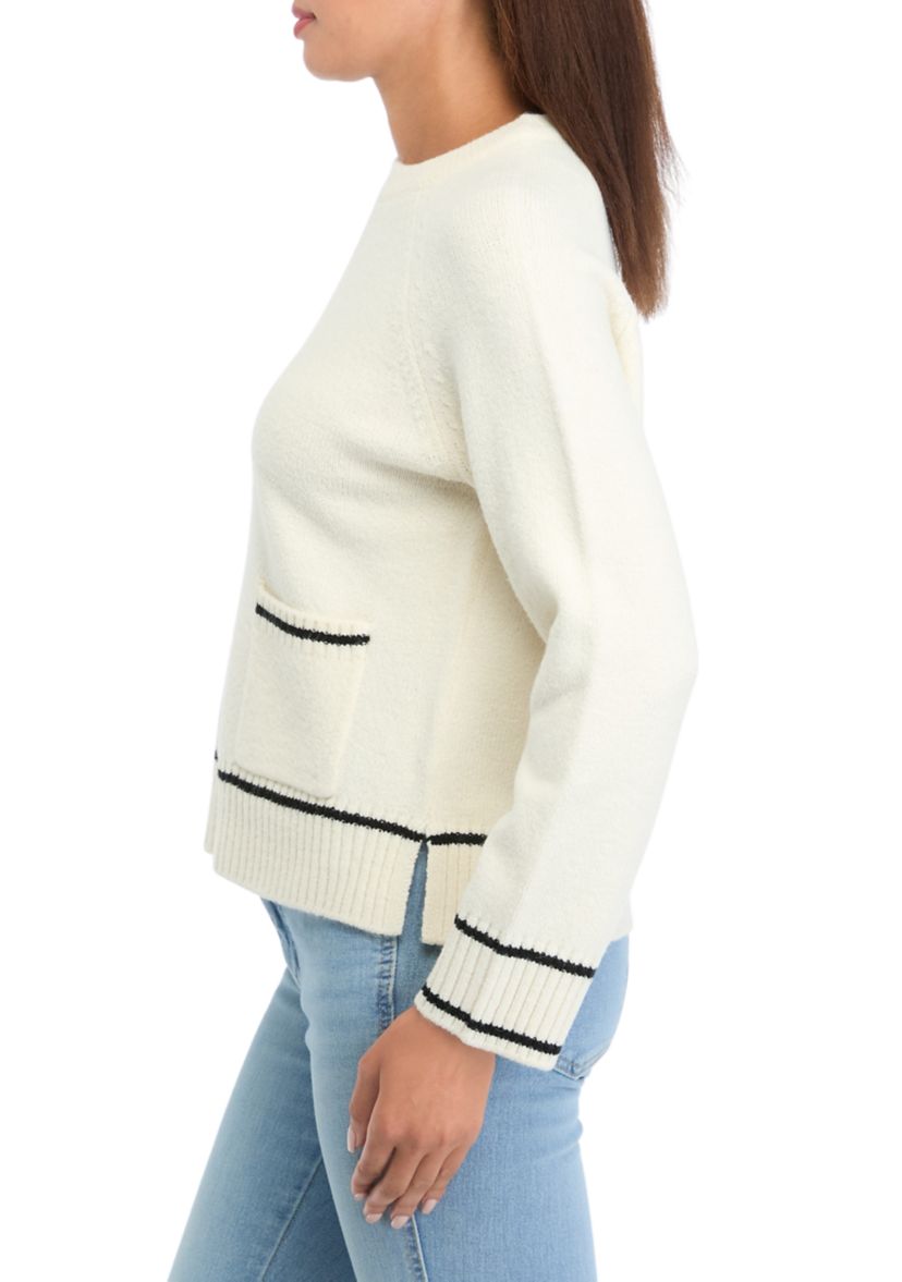Womens Patch Pocket Sweater