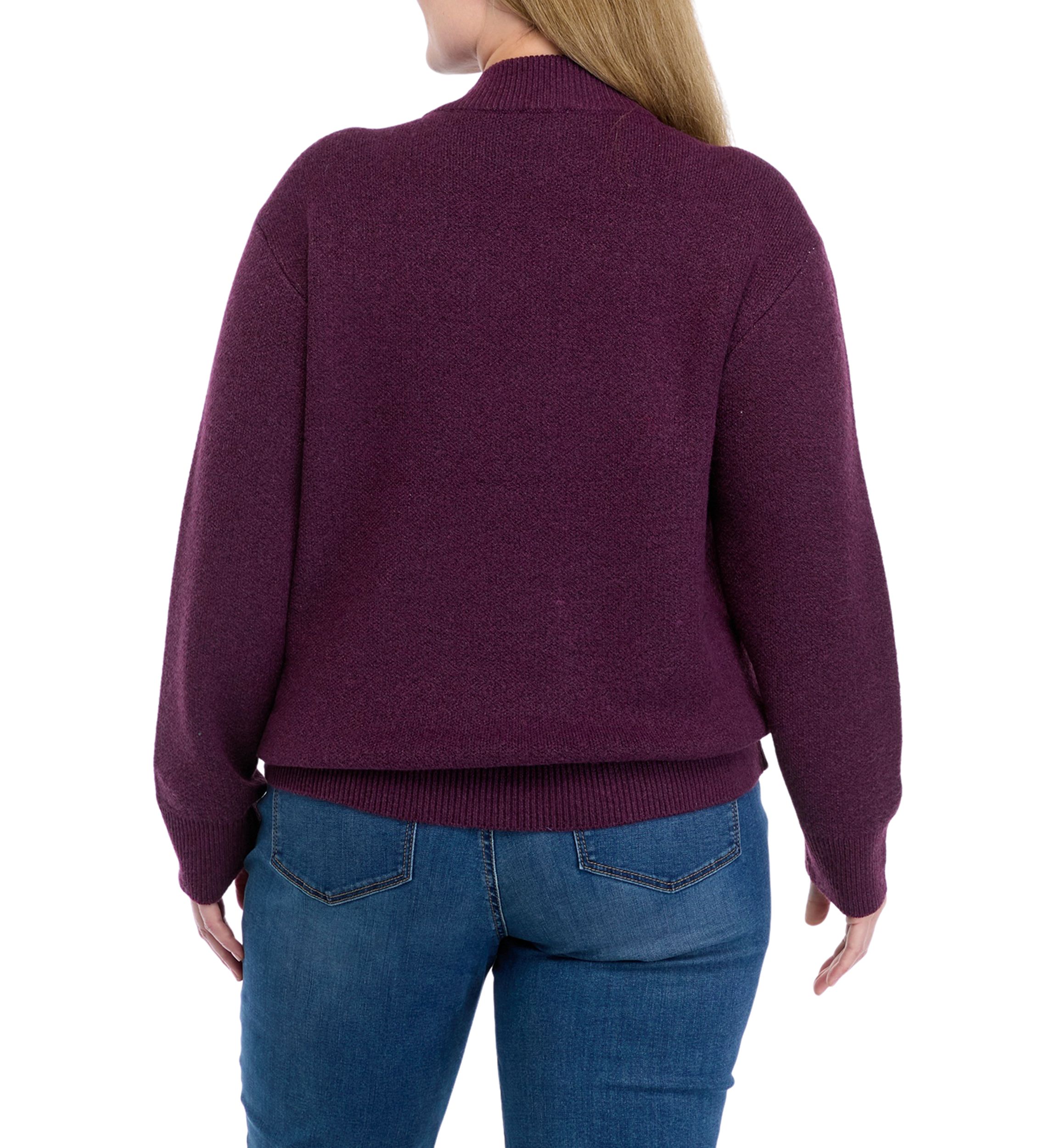 Plus Size Intarsia Sweater