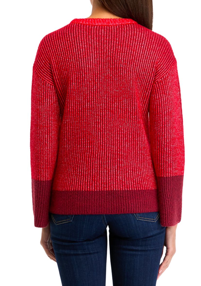 Womens Plaited Knit Sweater